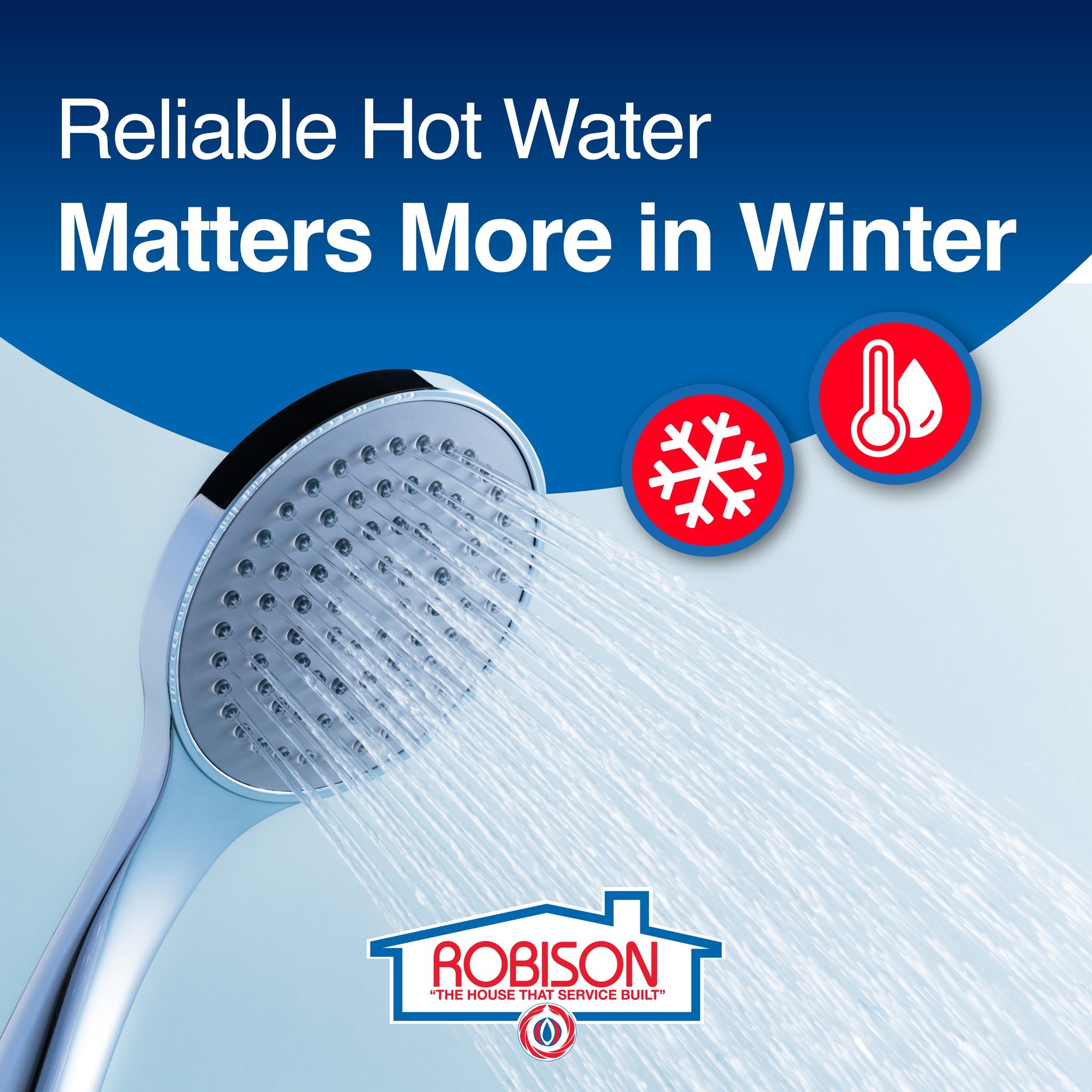 Hot water matters more in winter ❄️

From showers to dishes to everyday comfort, your water heater works harder during cold weather. Whether you have a traditional tank system, tankless unit, or high-efficiency option, our experienced technicians are