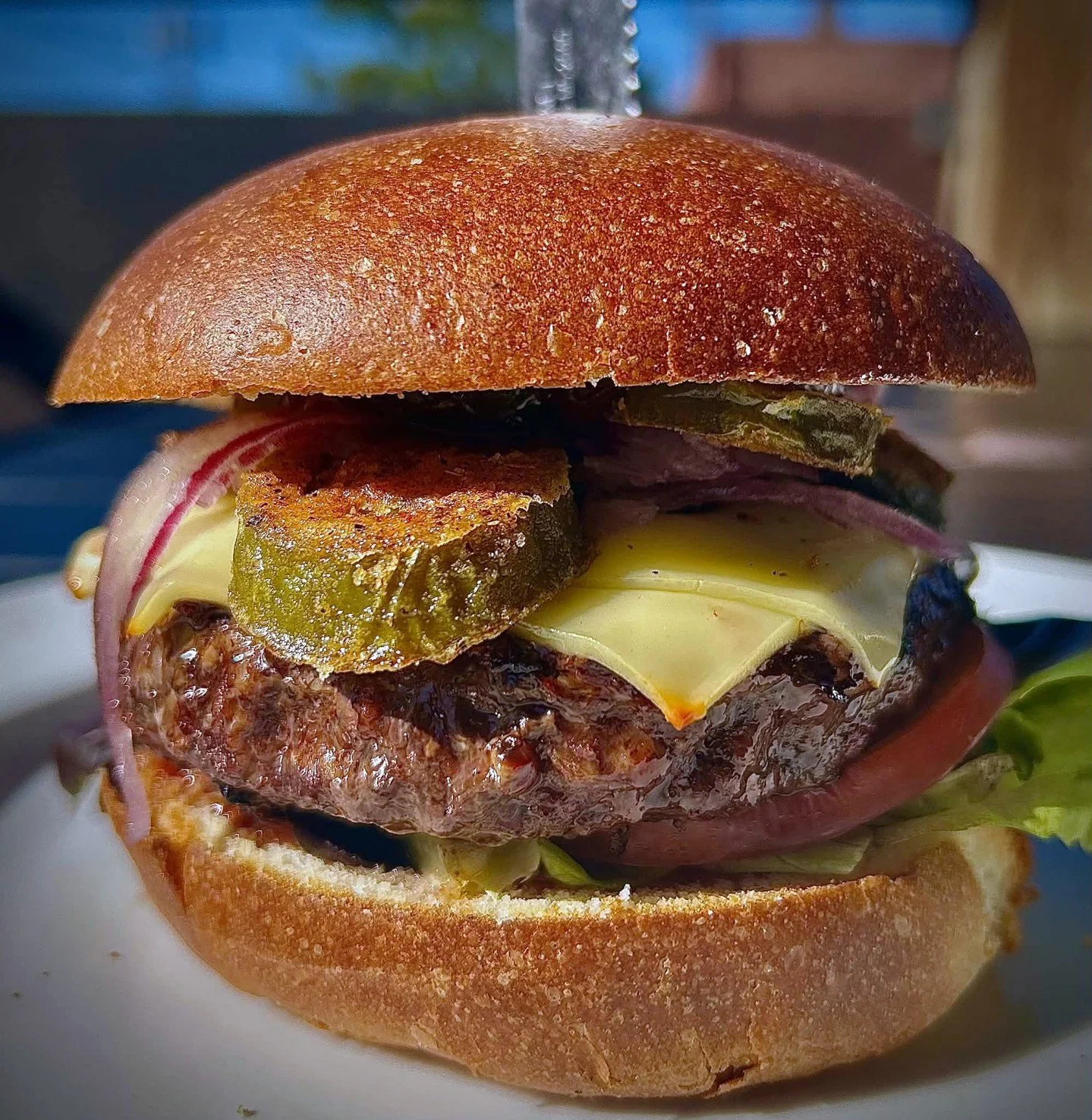 **Crow's Nest Weekly Special** 
🔥Fried Jalape&ntilde;o Burger 🍔 1/2 lb. burger with BBQ sauce, Pepper Jack cheese, mixed greens, red onion, tomato, and fried jalape&ntilde;os on a brioche bun. Comes with a side.

Available October 12-16 at The Crow