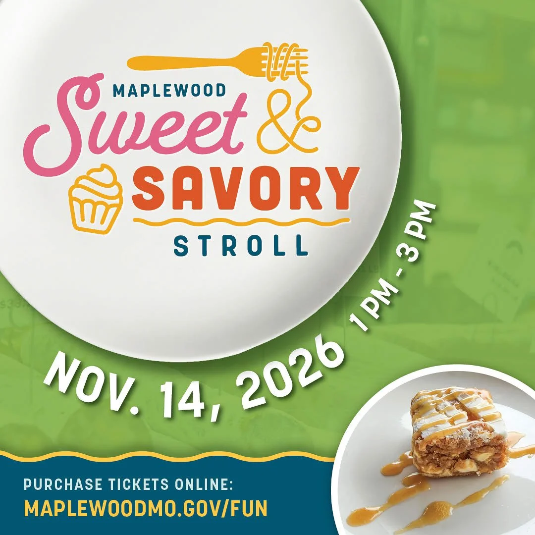 Sweet &amp; Savory Stroll in Historic Downtown Maplewood

Saturday, November 14 &bull; 1 PM&ndash;3 PM

Stop by The Crow&rsquo;s Nest for cheesy hash brown casserole, then sip, sample, shop, and stroll your way through Downtown Maplewood at the NEW S