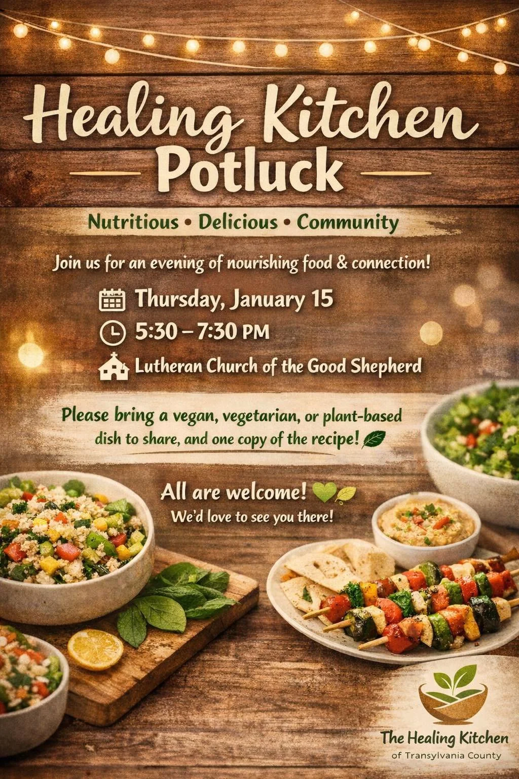 Healing Potluck Kitchen