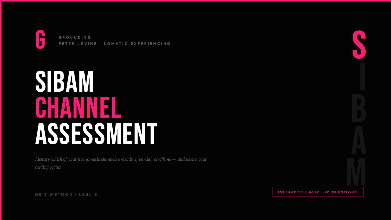 Grounding Assessment