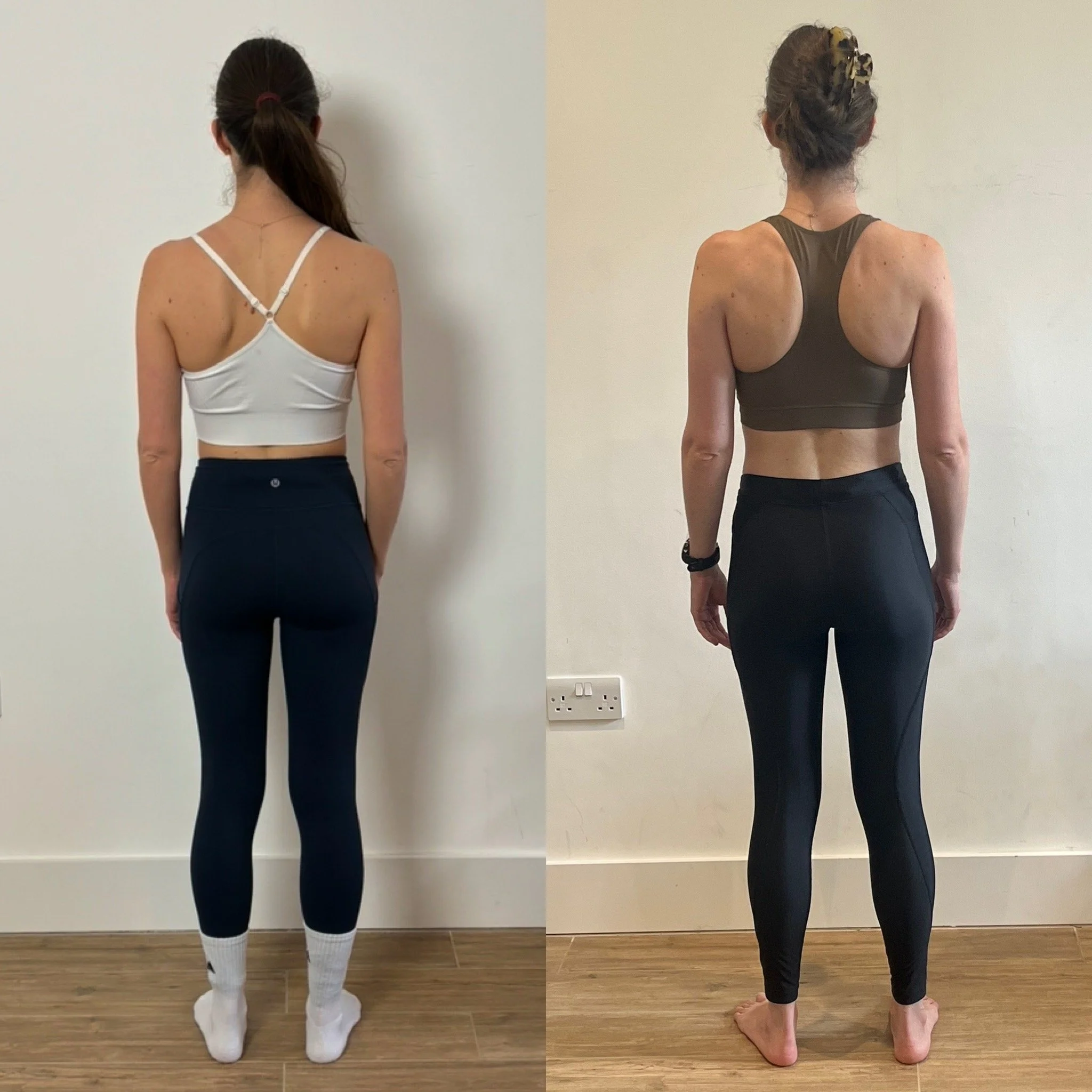 Mariana, posture and pain improvements.
20 sessions of FP training. Before: low back pain 7/10, left hip pain 6/10, left shoulder pain 6/10. After: low back pain 0-2/10, left hip pain 0-2/10, left shoulder pain 0-1/10.