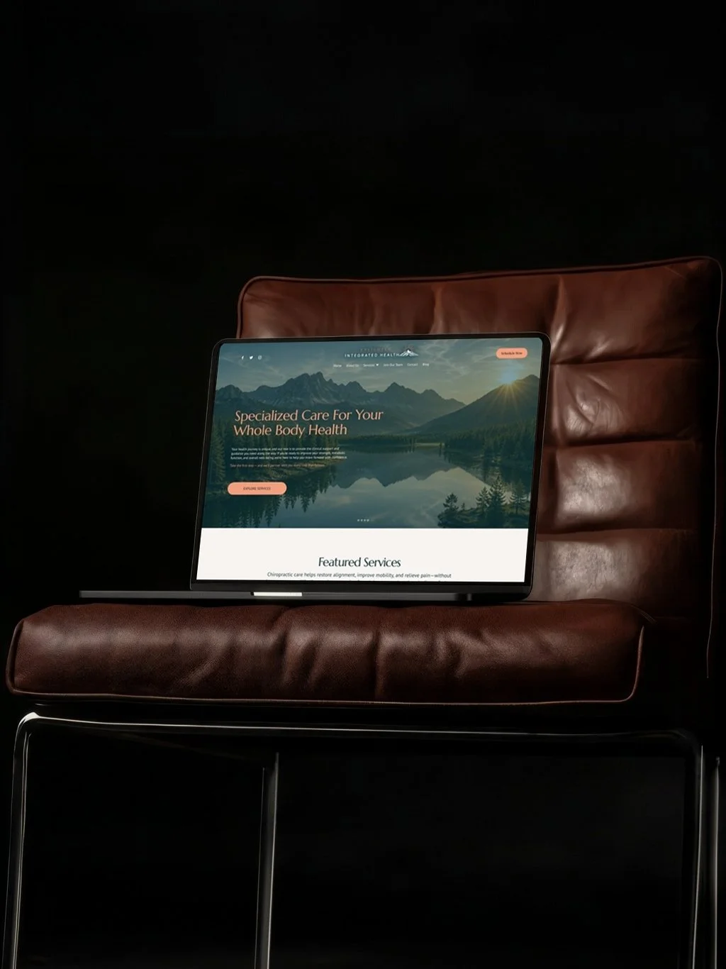 Chiropractor Website Created by Hello Launch Studio