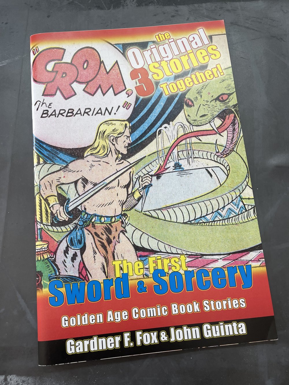The Original 3 Golden Age Crom Comic Stories Collected - FULL COLOR!
