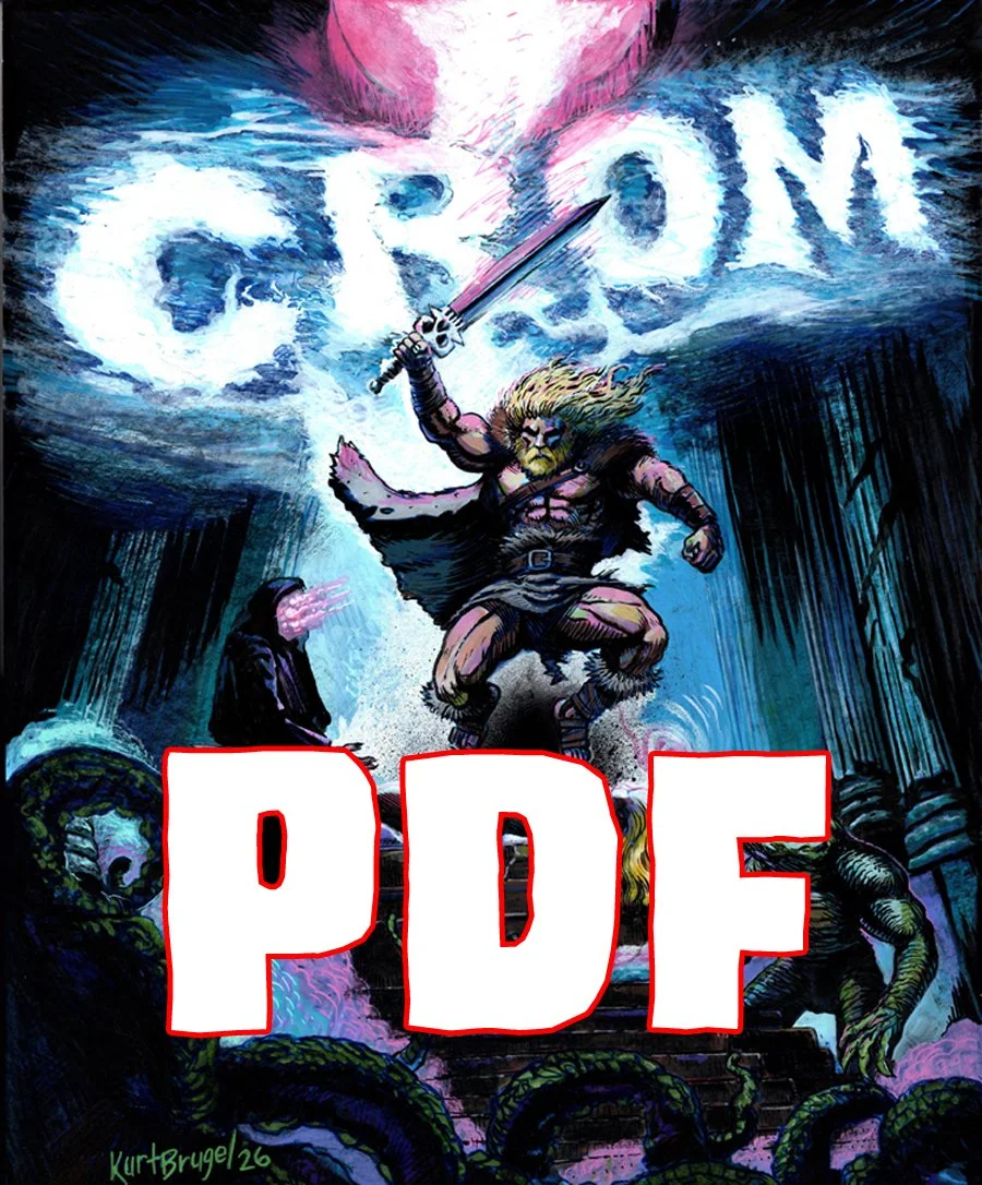 CROM Anthology #2 2026: Digital PDF Download - Indie Sword & Sorcery Comics