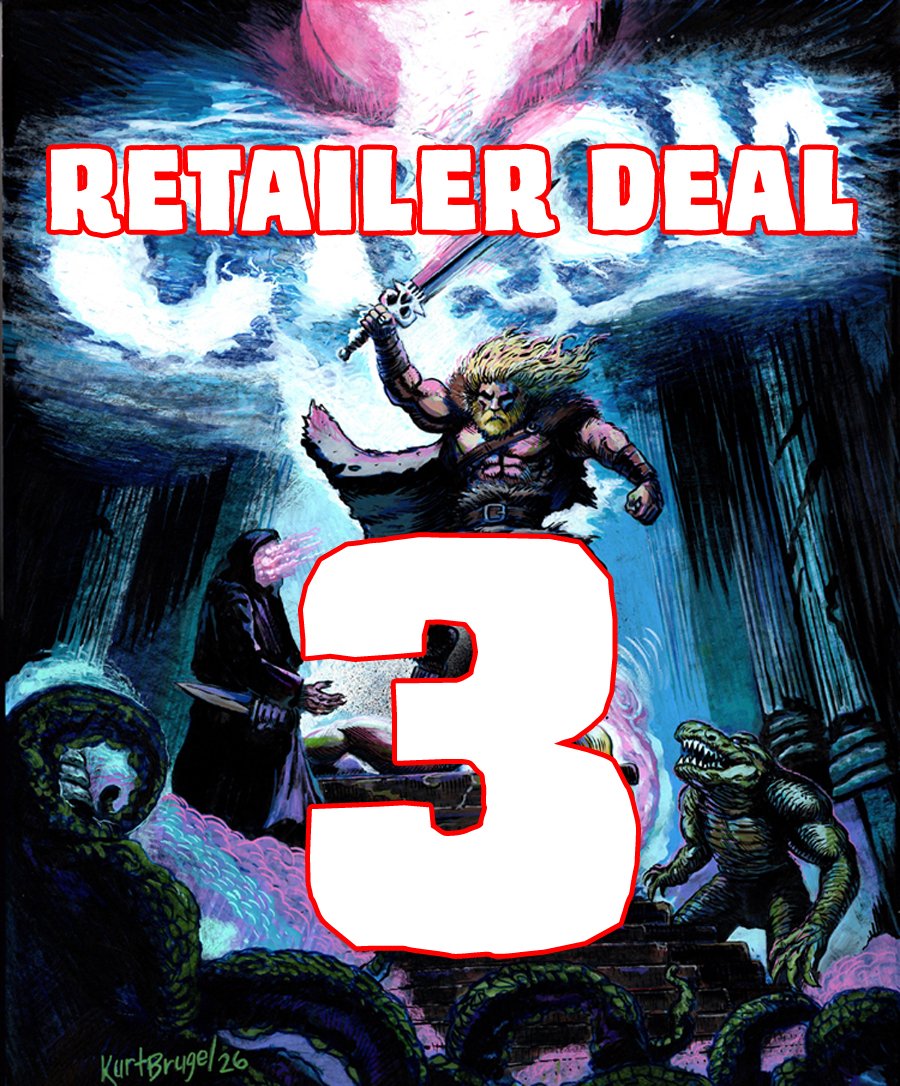 Retailer's Deal for 3 CROM Anthology #2 2026: Indie Sword & Sorcery Comics
