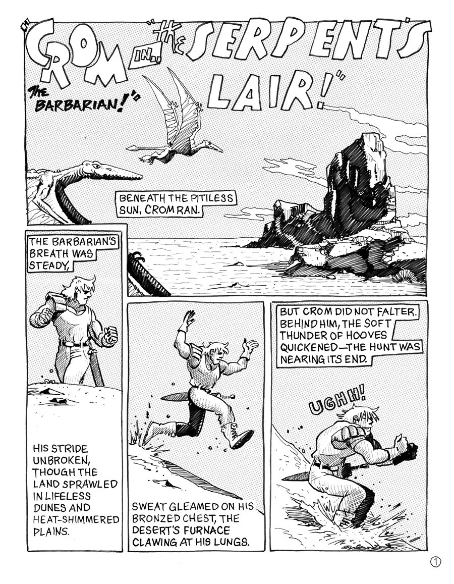 07 - CROM in the Serpent's Lair by John Molina - Page 01.jpg