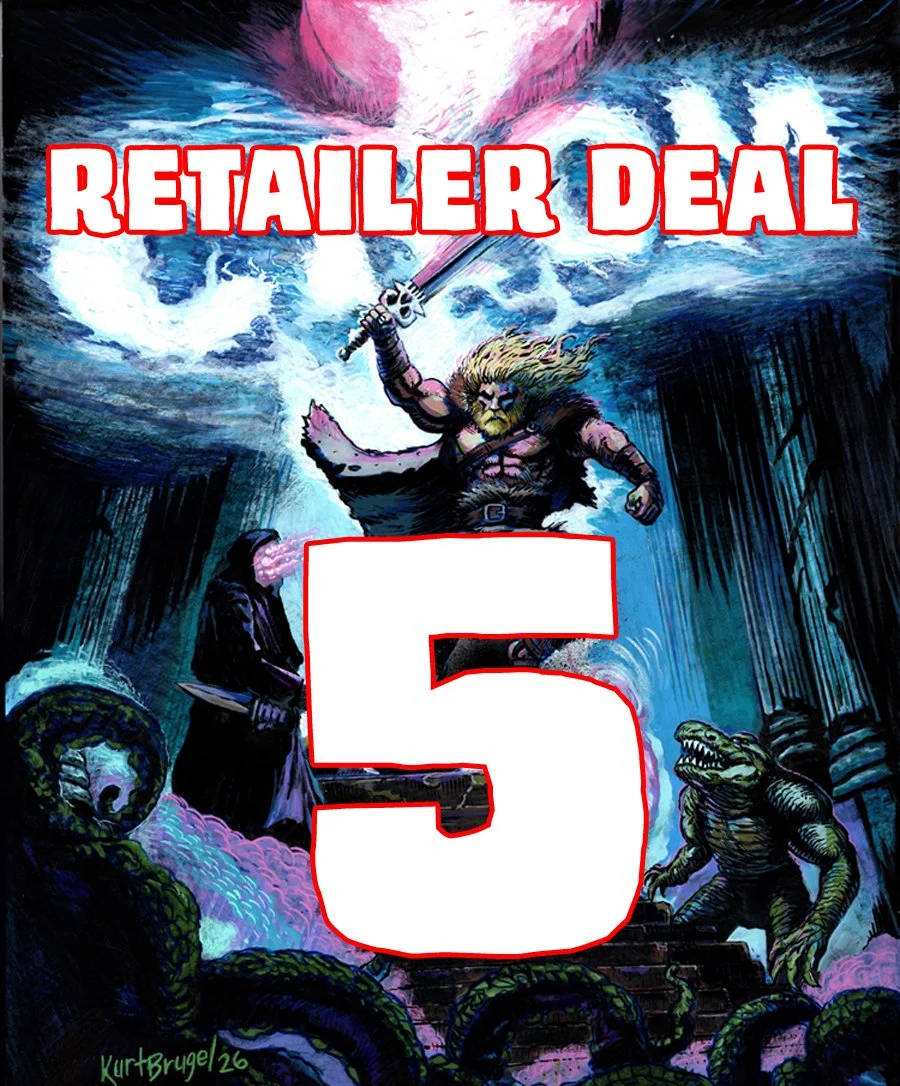 Retailer's Deal for 5 CROM Anthology #2 2026: Indie Sword & Sorcery Comics