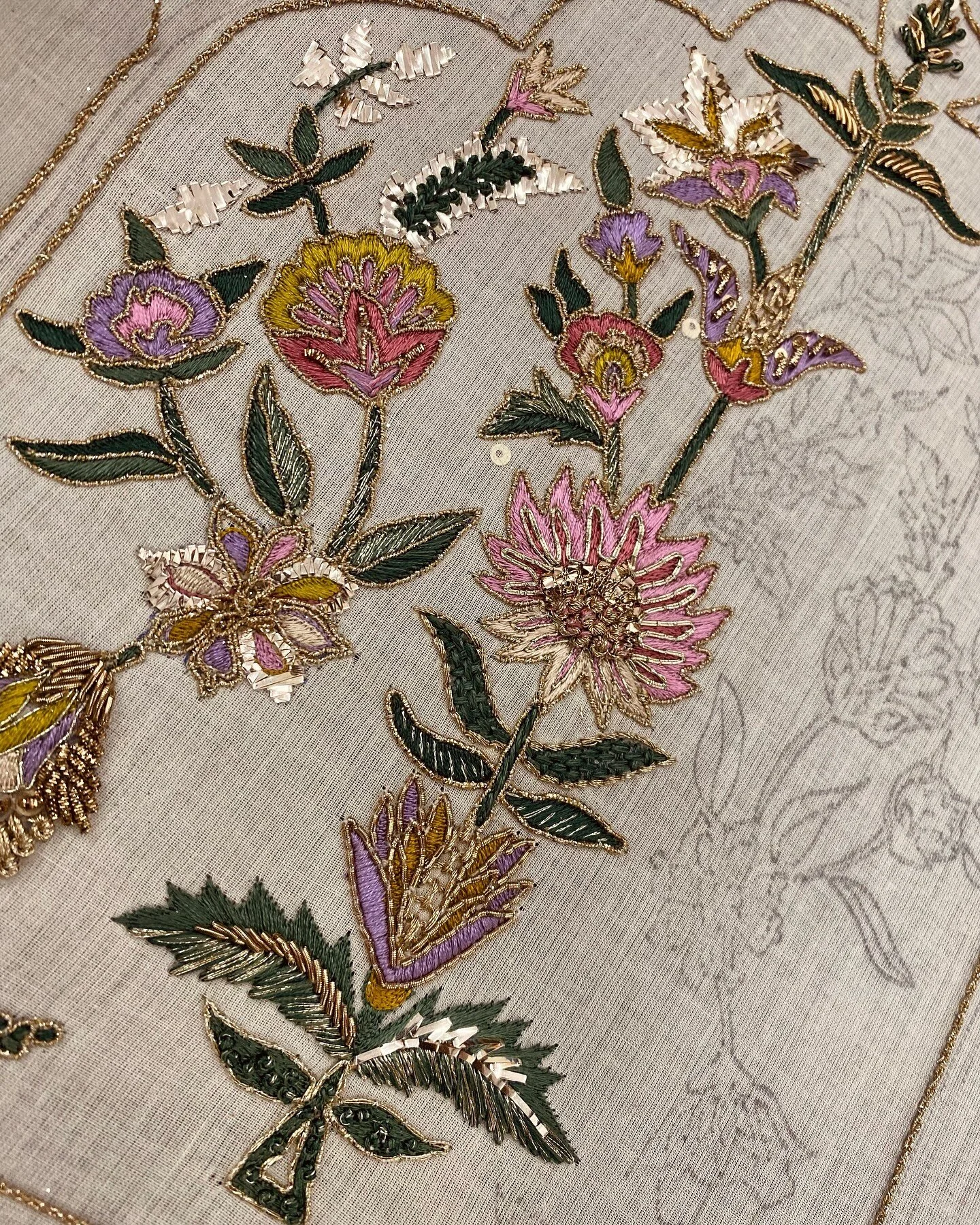 Part of our process is to create an embroidery story that&rsquo;s in line with the concepts we discuss with our clients. We experiment with colours, texture, materials and patterns - with this one, it was love at first swatch!