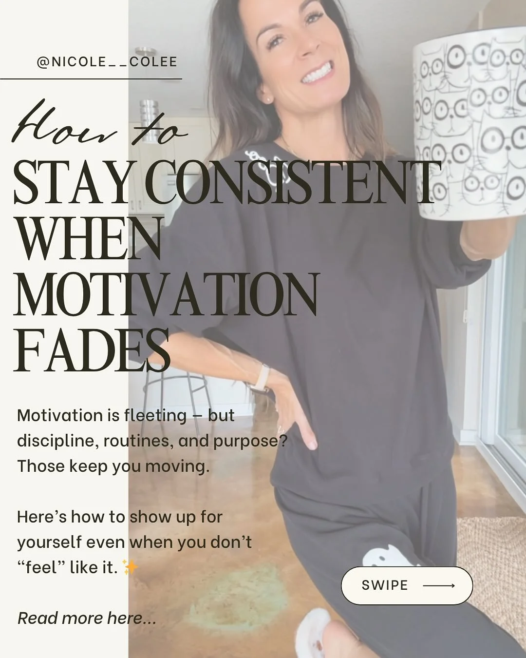 When motivation fades (and it will)... consistency steps in.

You don&rsquo;t need to feel inspired every day &mdash; you just need a system that helps you show up anyway.

I am walking you through 5 gentle shifts that make consistency easier &mdash;