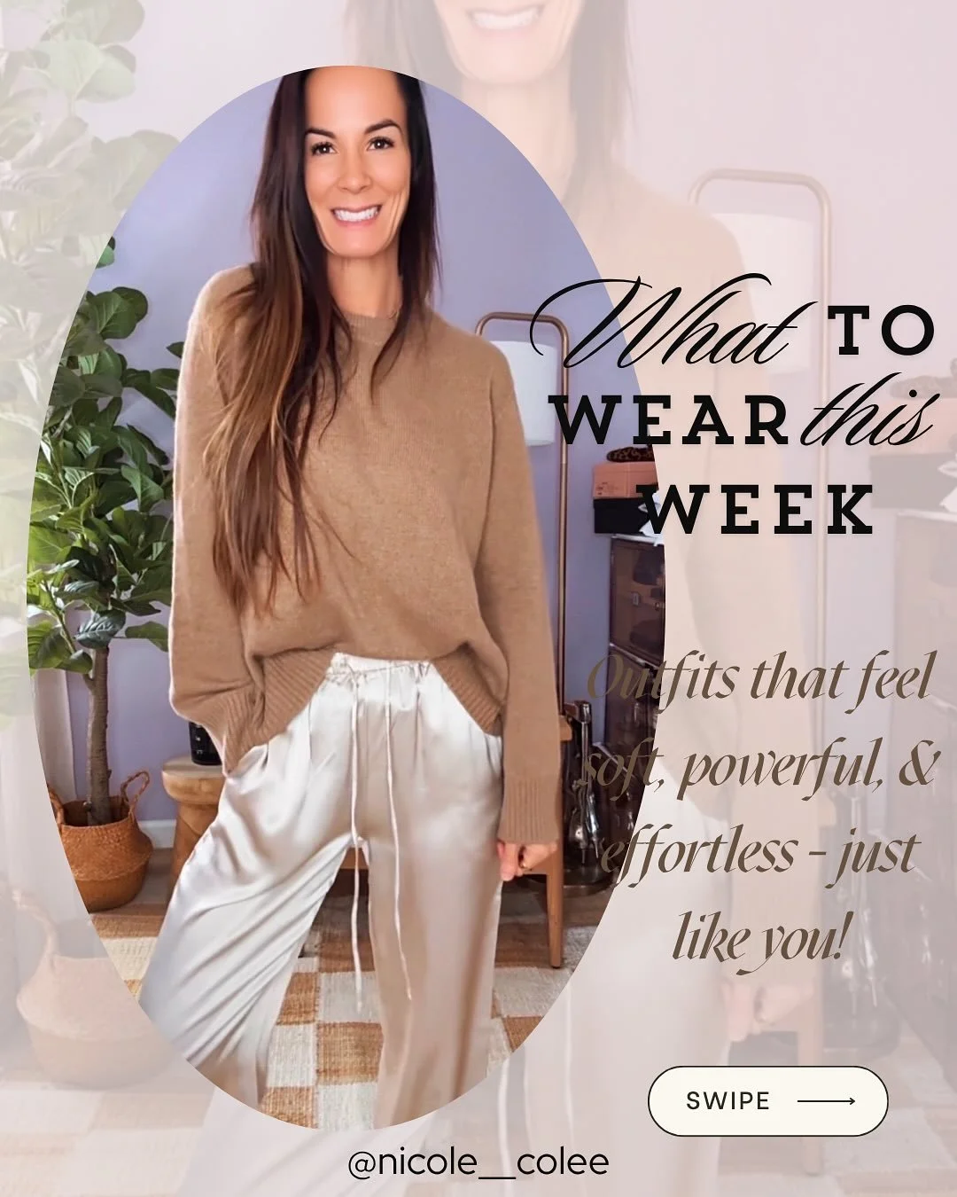 ✨ What to Wear This Week ✨

Outfits that feel like you &mdash; soft, confident, powerful, and perfectly put-together.

From polished workwear to suede dinner dates and cozy countryside vibes, this week&rsquo;s looks are all about effortless perfectio