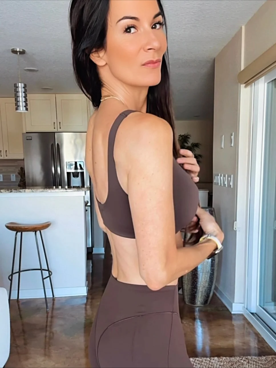 Nike x SKIMS is back and this color is giving alllll the feels. 🤎

Three tops, one iconic legging, and the comfiest oversized long sleeve to top it off. Consider this your sign to upgrade your activewear game&hellip; because she&rsquo;s smooth, scul