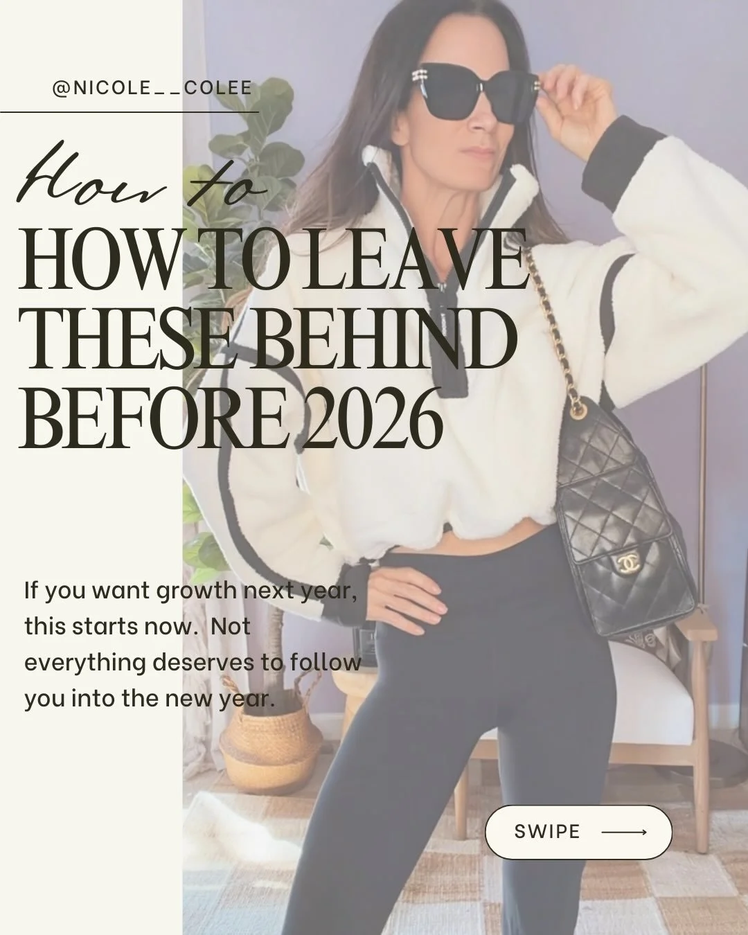 Not everything deserves to follow you into 2026.
Some habits, mindsets, and patterns were only meant to teach &mdash; not stay.

This is your permission slip to let them go.
Save this. Come back to it. And choose differently. ✨

👇 Tell me &mdash; wh