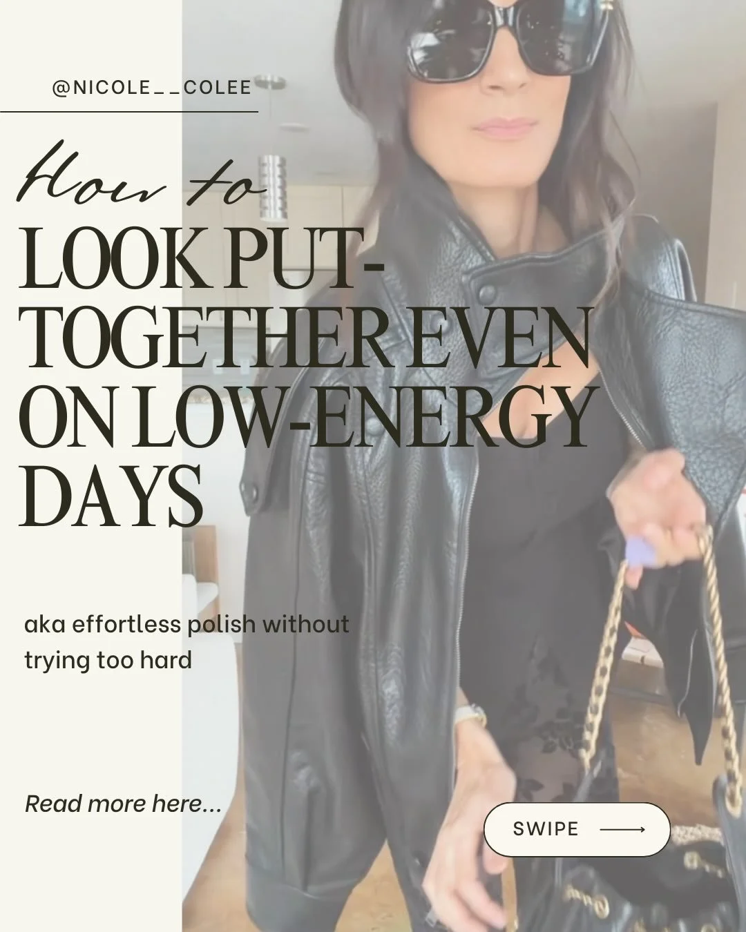 Some days you&rsquo;re full energy.
Some days you&rsquo;re doing the bare minimum.

Both can still look chic.

Looking put-together isn&rsquo;t about doing more&mdash;it&rsquo;s about being intentional.

A hero piece. Neutrals that do the work. One s