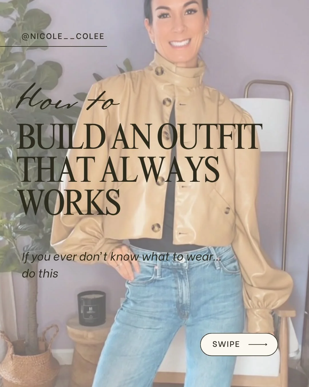 If you ever feel like you have nothing to wear&hellip; this is why 👀

Stop overthinking your outfits and start using a formula 💁&zwj;♀️✨

Base &rarr; third piece &rarr; shoes &rarr; accessories &rarr; details

Once you get this, getting dressed bec