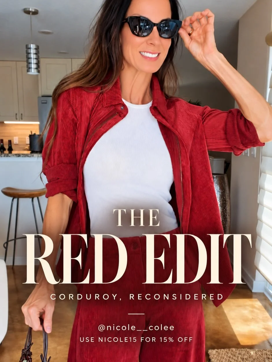 This set deserved an encore. ❤️ And apparently, a few of you agreed. 😉

The pomegranate corduroy, the relaxed barrel-leg pants, the matching zip jacket&hellip; my denim can have the afternoon off.

I styled it with a simple white tank, sneakers, and