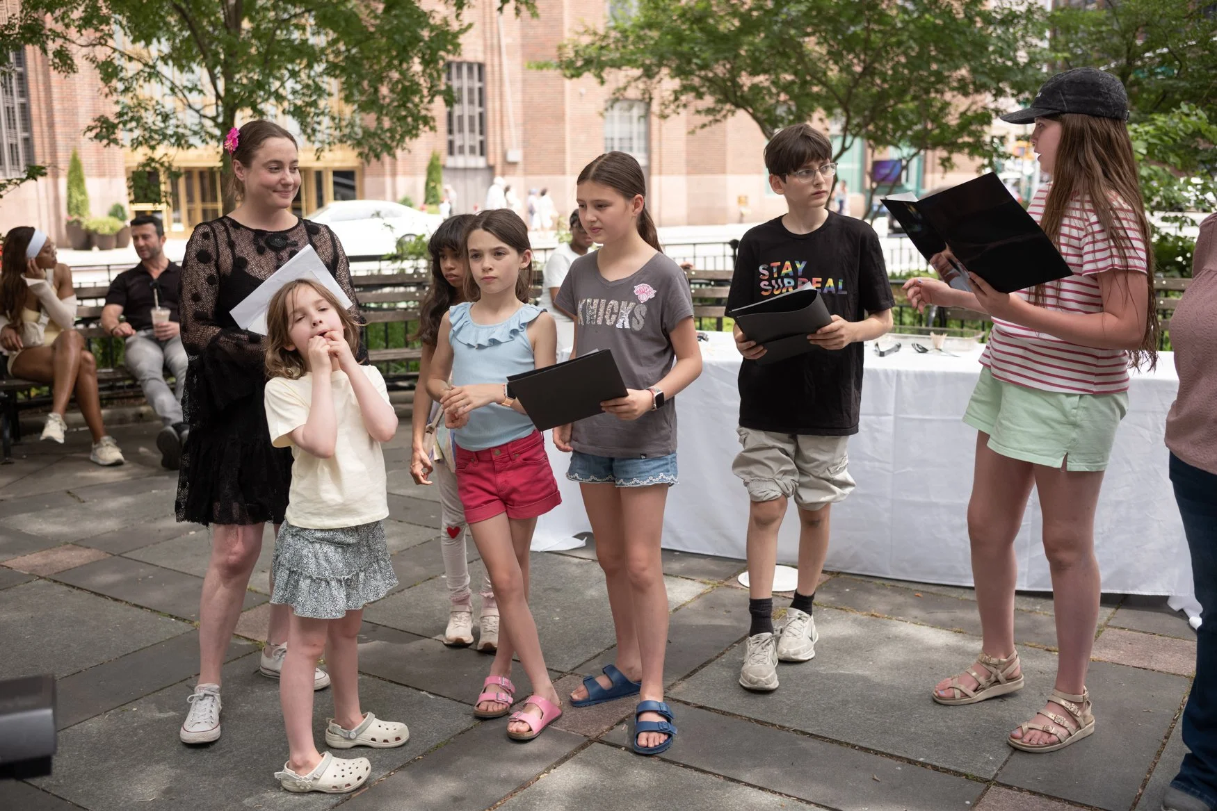 Church Street School for Music and Art performing  in Tribeca Park.