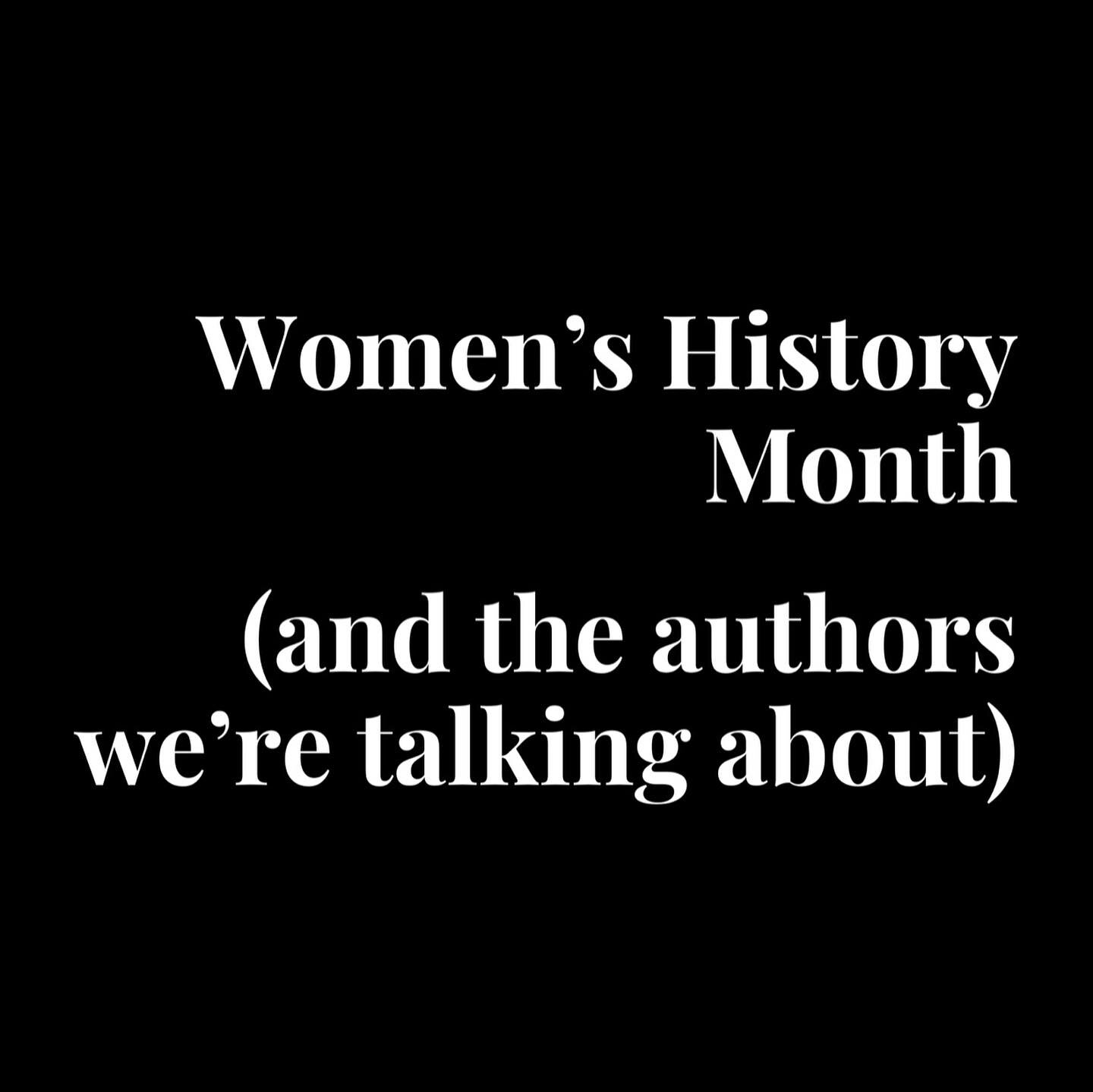 Happy Women&rsquo;s History Month! Do you have a current or long-time favorite female author? Swipe left to read about some of ours 😎✨and share with us in the comments your favorites as well! We love hearing our community gush about books! 

*****


