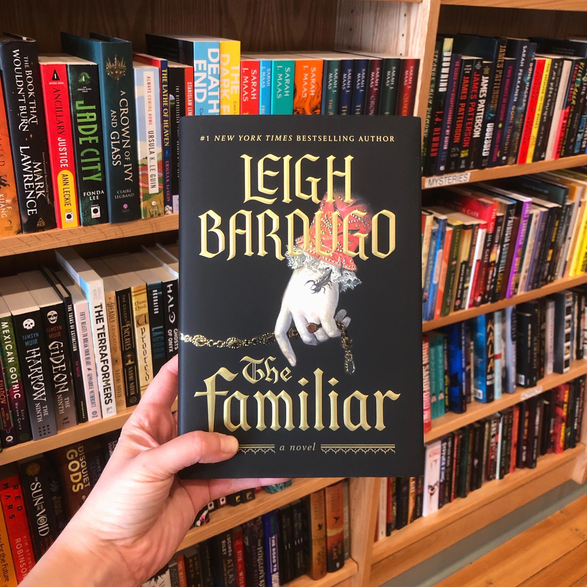 What&rsquo;s Hiding in the Stacks? 🤓

The Familiar is a new standalone #fantasy novel from Leigh Bardugo (author of #NinthHouse, the #ShadowandBone series and more). This suspenseful and well-paced narrative is full of magic and romance and sure to 