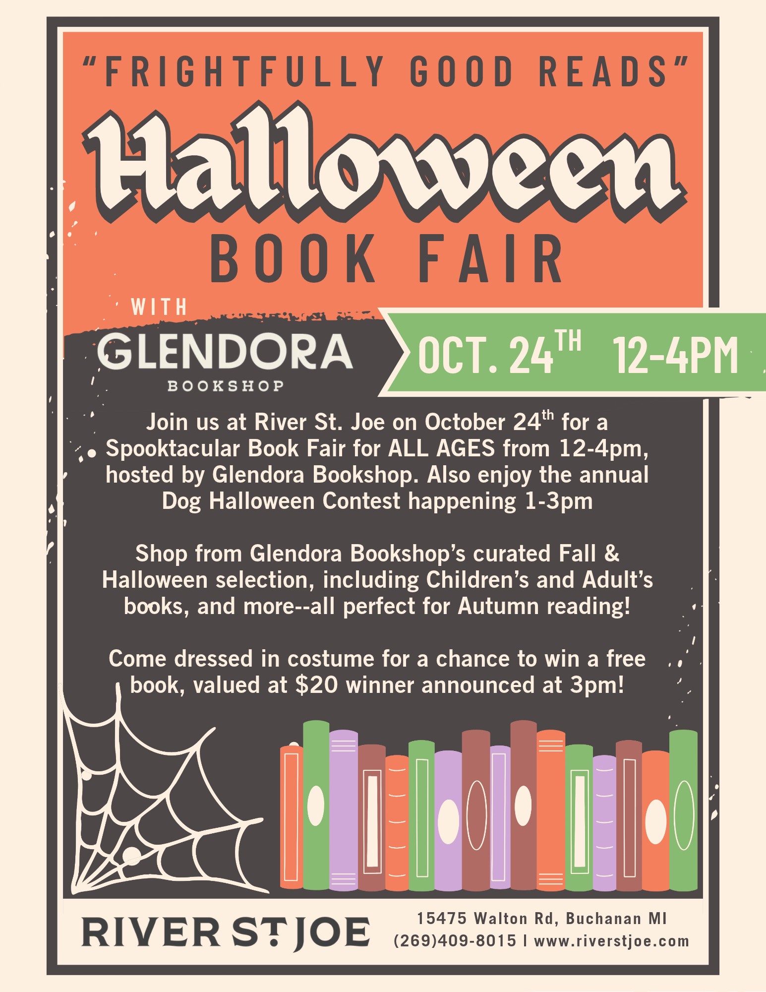 SPOOKY BOOK SALE @ RSJ - 15475 Walton Rd, Buchanan