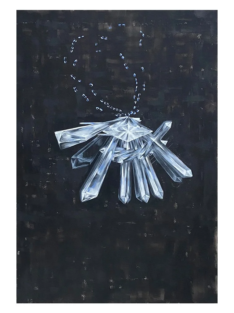 Who Is My Designer, 2022, acrylic on canvas 
     60 x 48"