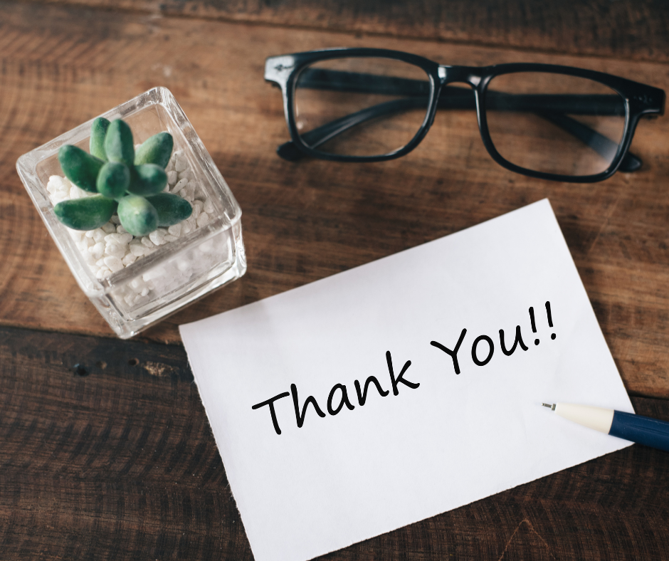 As I See It: Thank You & Mean It — M. Gale