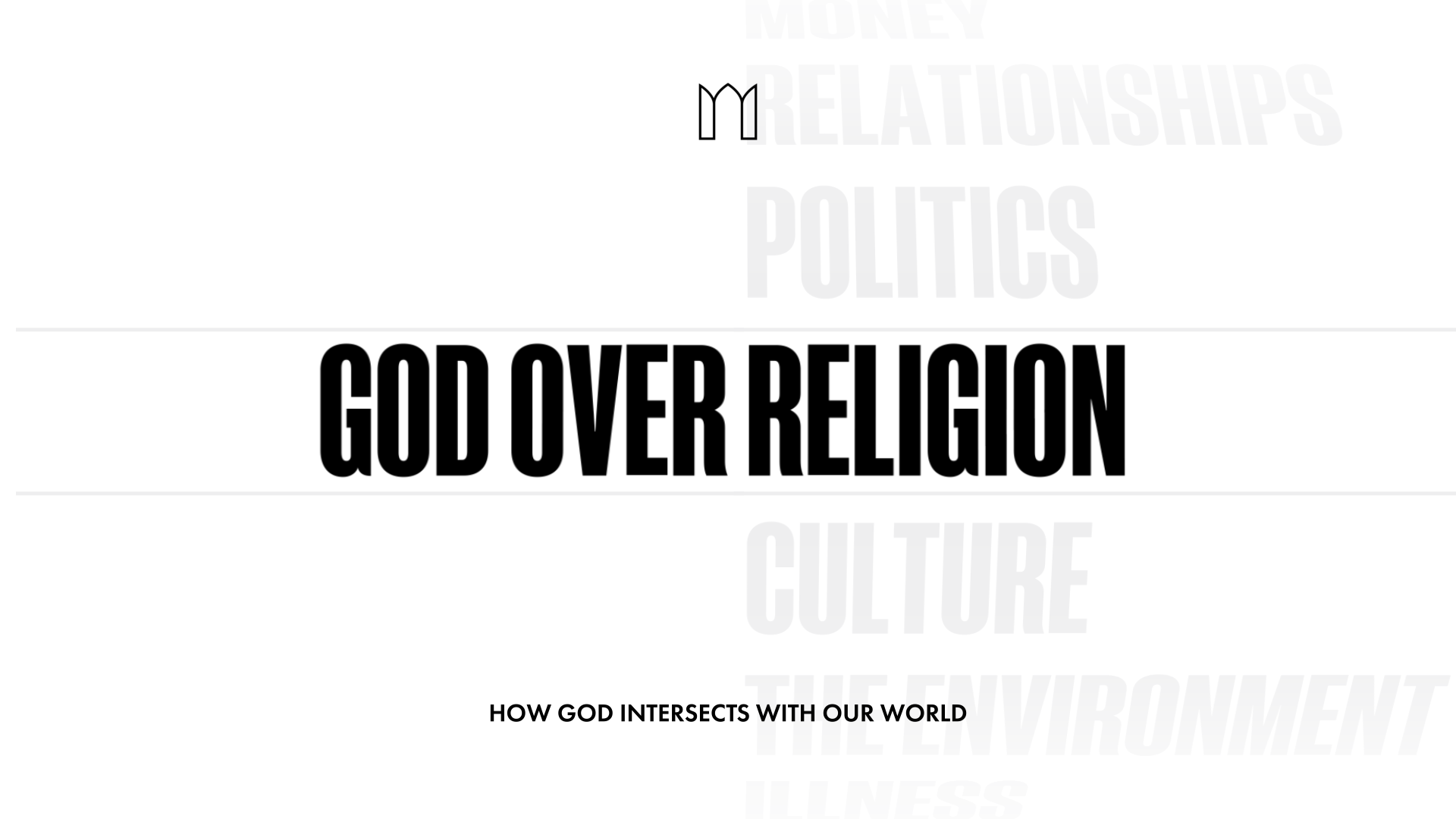 God Over Religion