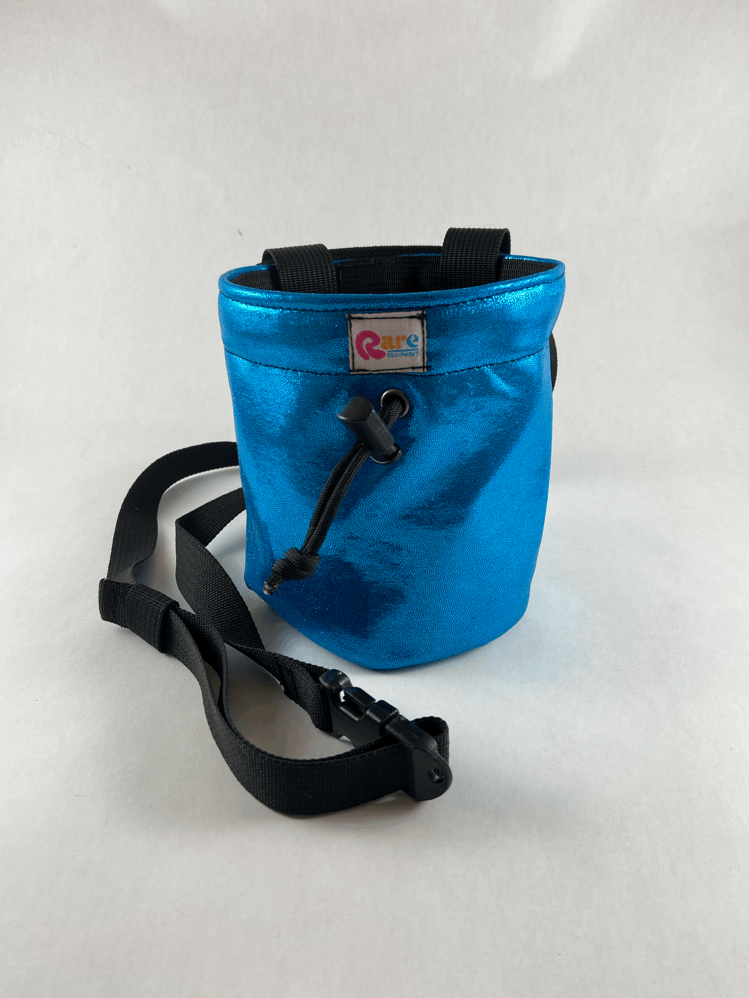 shiny chalk bag climbing