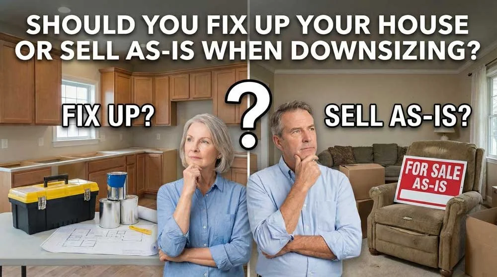 Should You Fix Up Your House or Sell As-Is When Downsizing? Tips for Richmond, Virginia Sellers