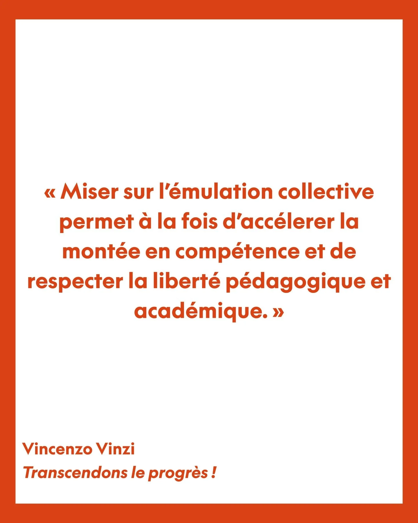 Dans un monde satur&eacute; d&rsquo;innovations Vincenzo Vinzi rappelle qu&rsquo;il devient urgent de r&eacute;inventer notre rapport au progr&egrave;s.

Retrouvez cette pens&eacute;e dans &laquo;&nbsp;Transcendons le progr&egrave;s !&nbsp;&raquo;, u