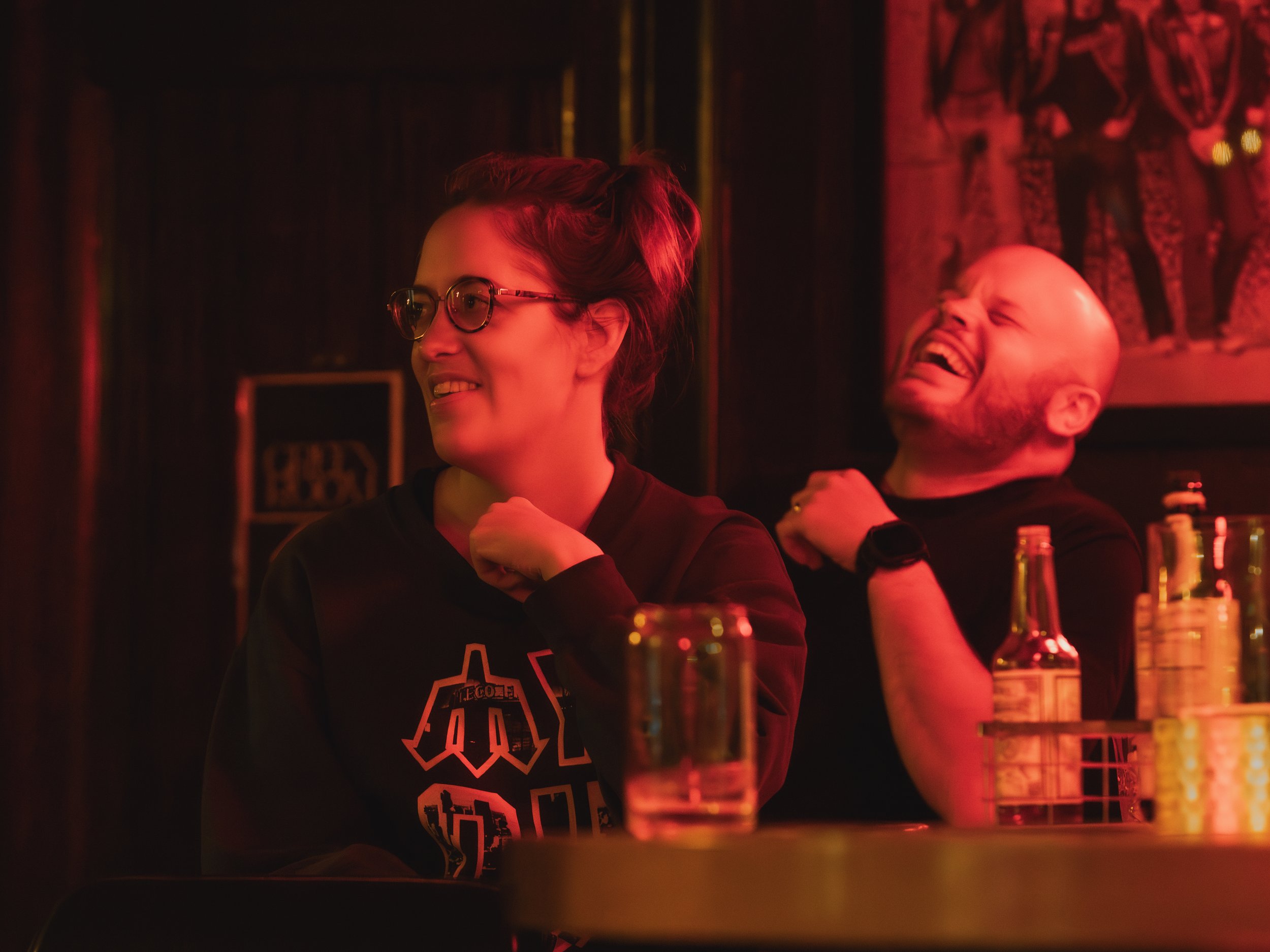 JR Berard, gabey lucas, el sid, laugh track live, apex everett, comedy show