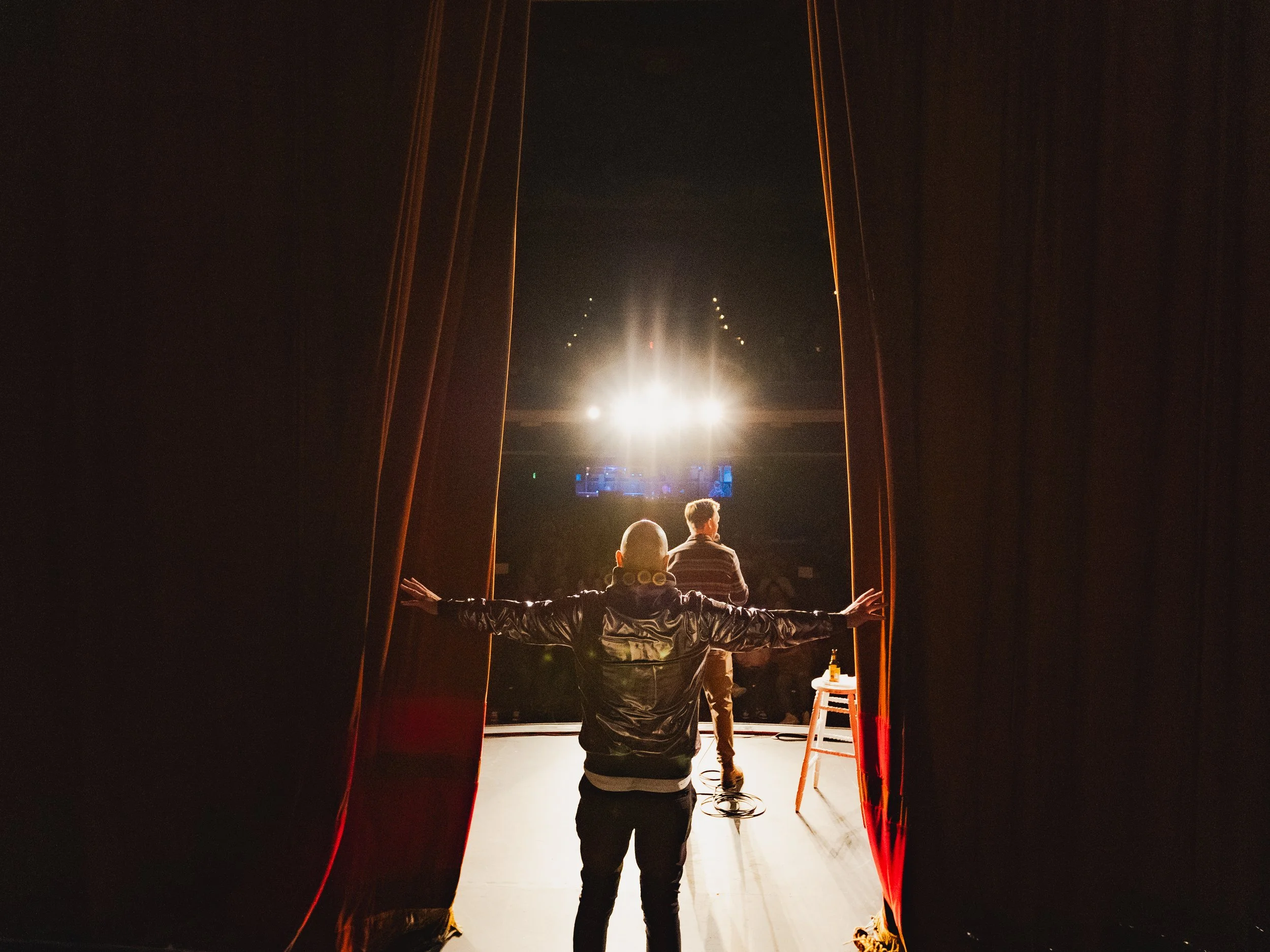 Cory Michaelis, everett comedy, historical everett theater, andrew sleighter