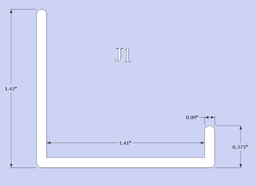 J1 - PVC J-Channels