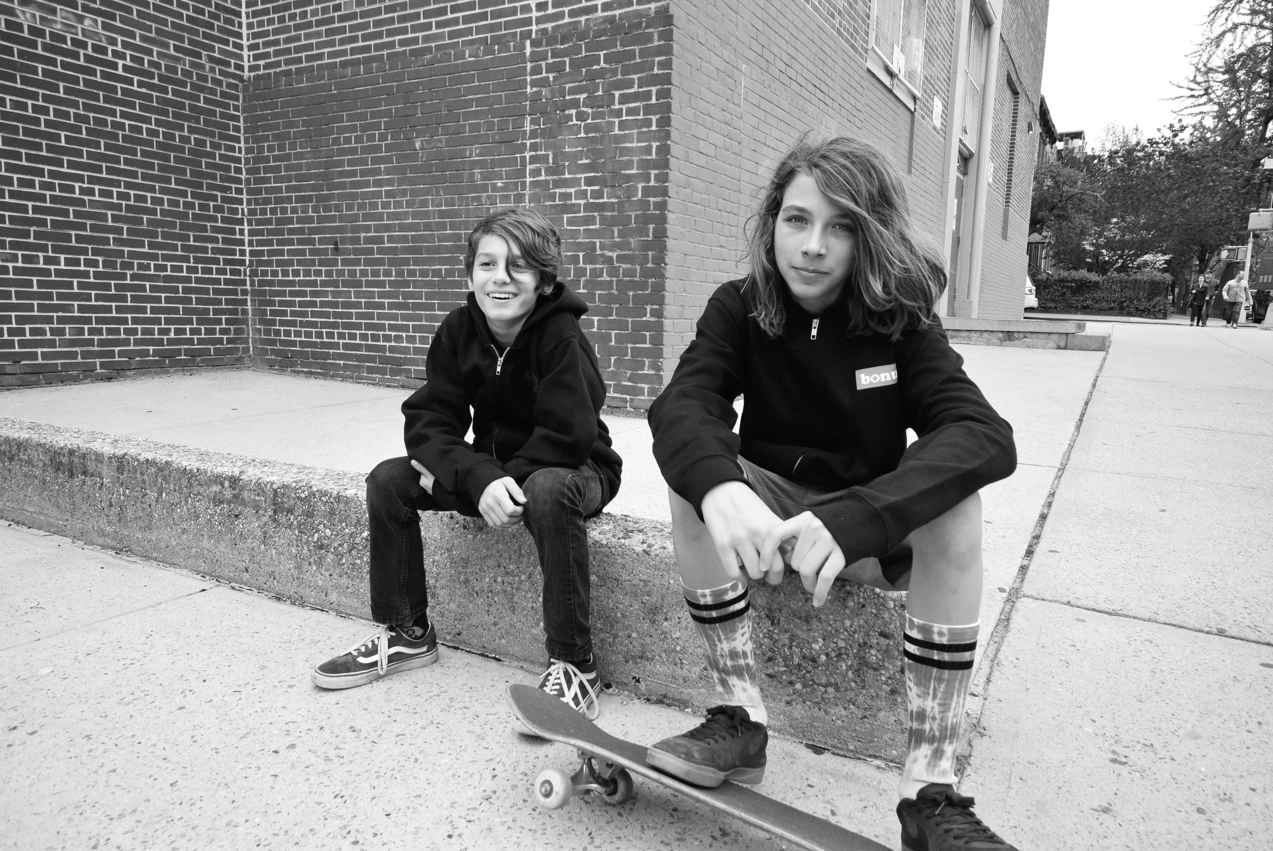 Miles and Liam Black and White-2.jpg