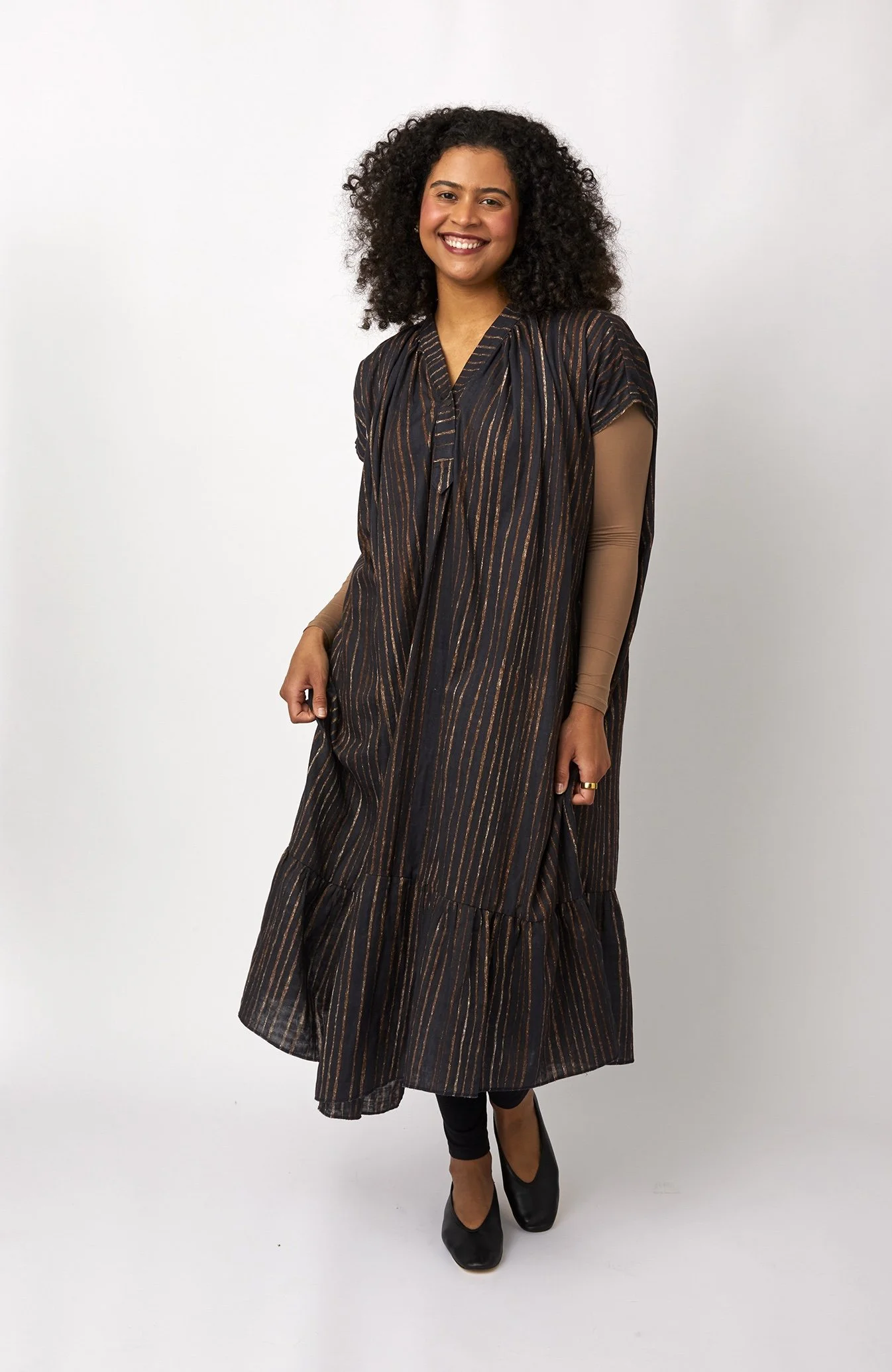 ZW4103 Nani Iro Gallery Dress Black .jpg