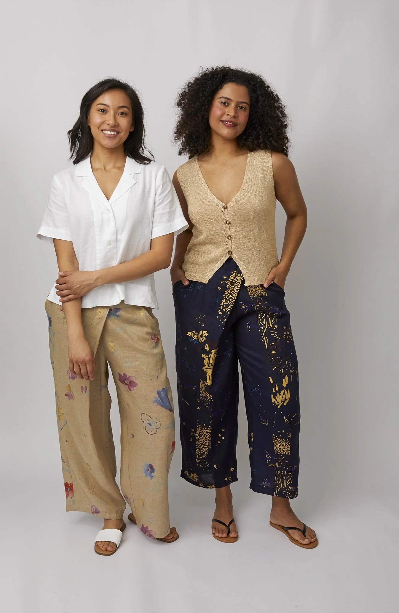 ZW4080 Nani Iro Studio Trousers Beige & Navy Duo.jpg
