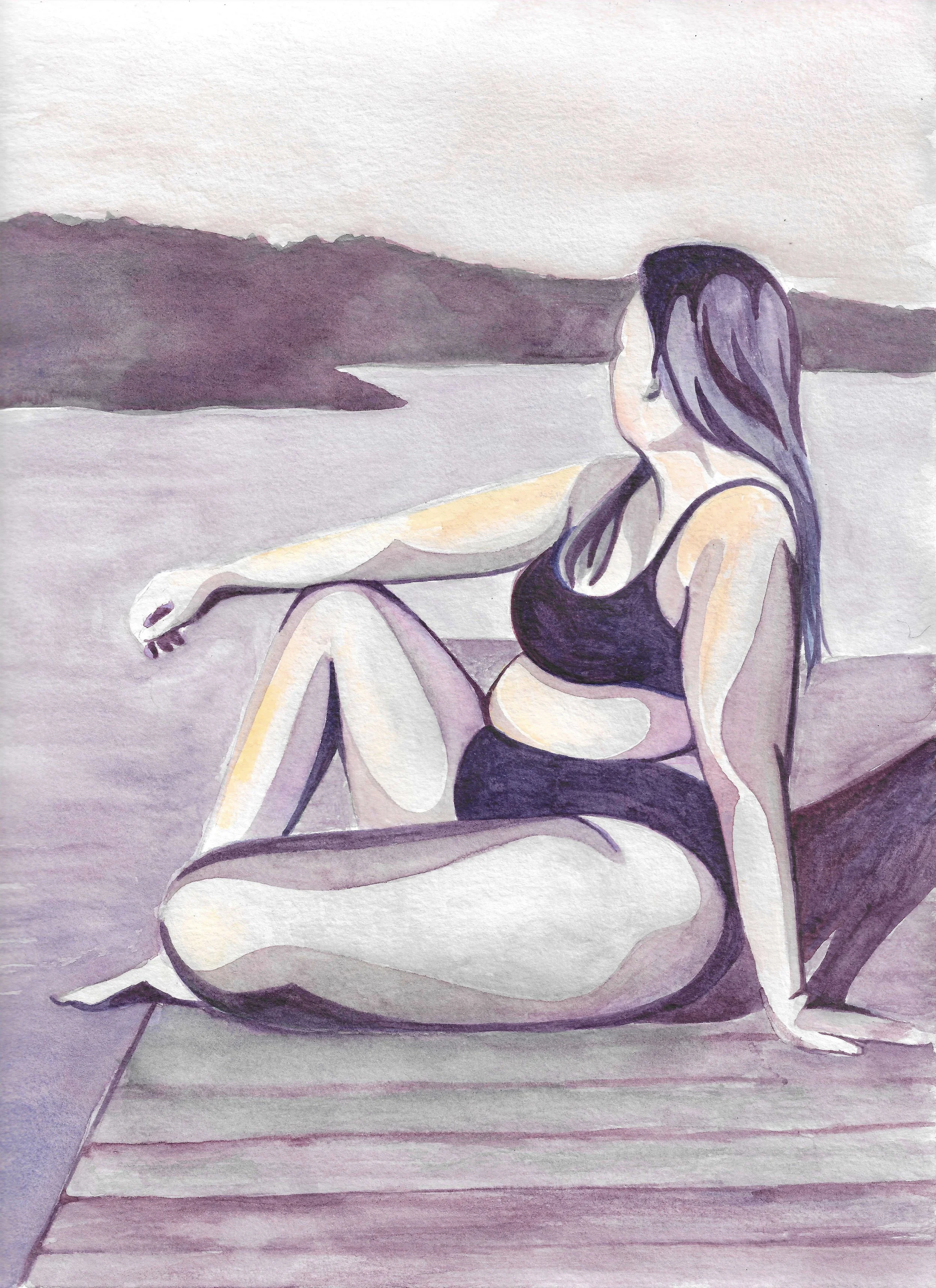 Lakeview 
2026
Watercolor on paper