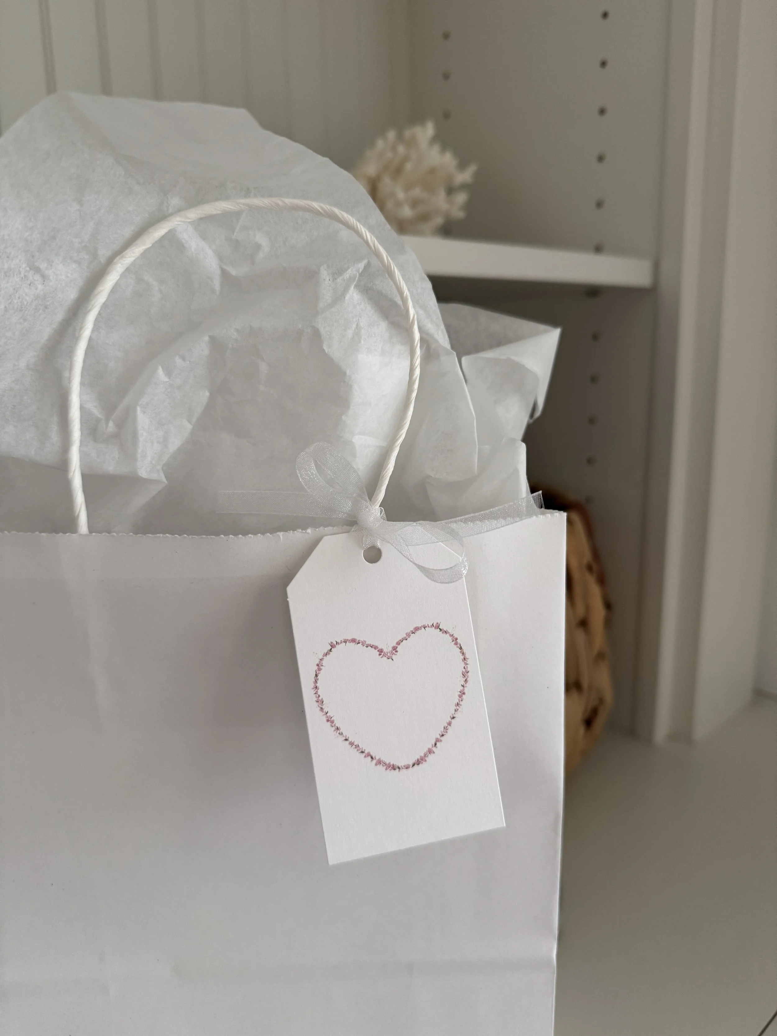 Blooming Heart Gift Tag