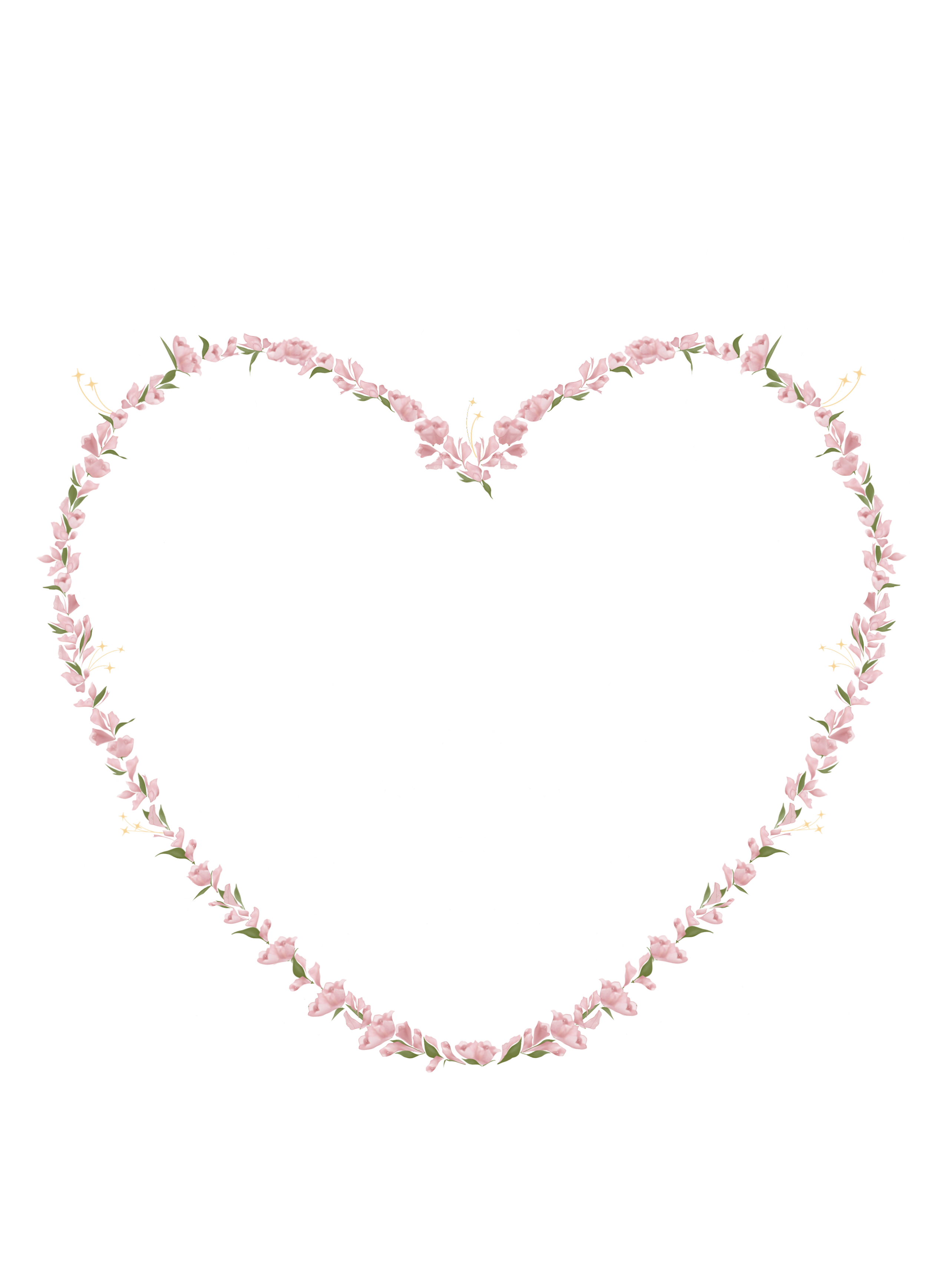 At the Heart of it all Blooms Love Notecard