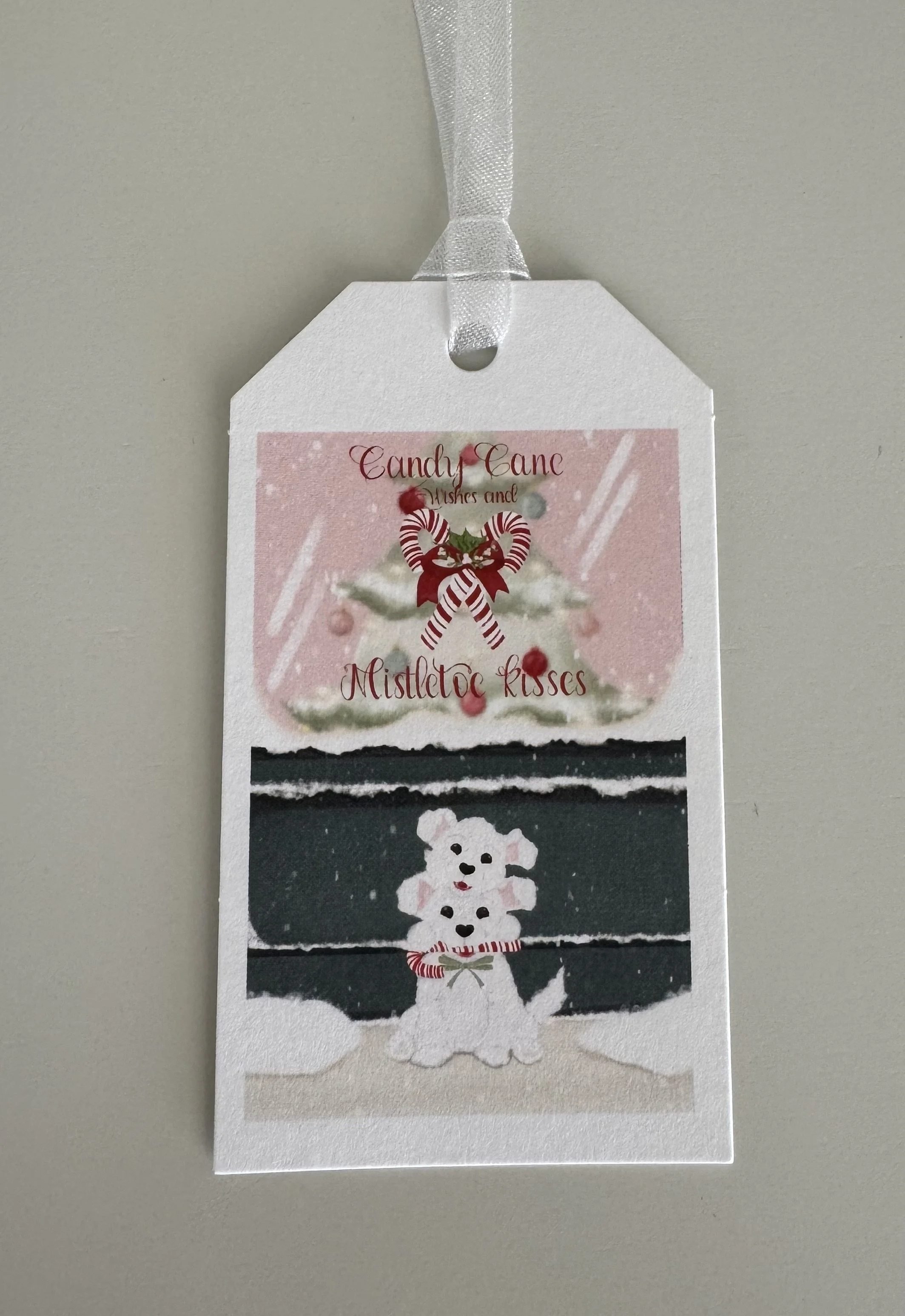Puppy Holiday Gift Tag