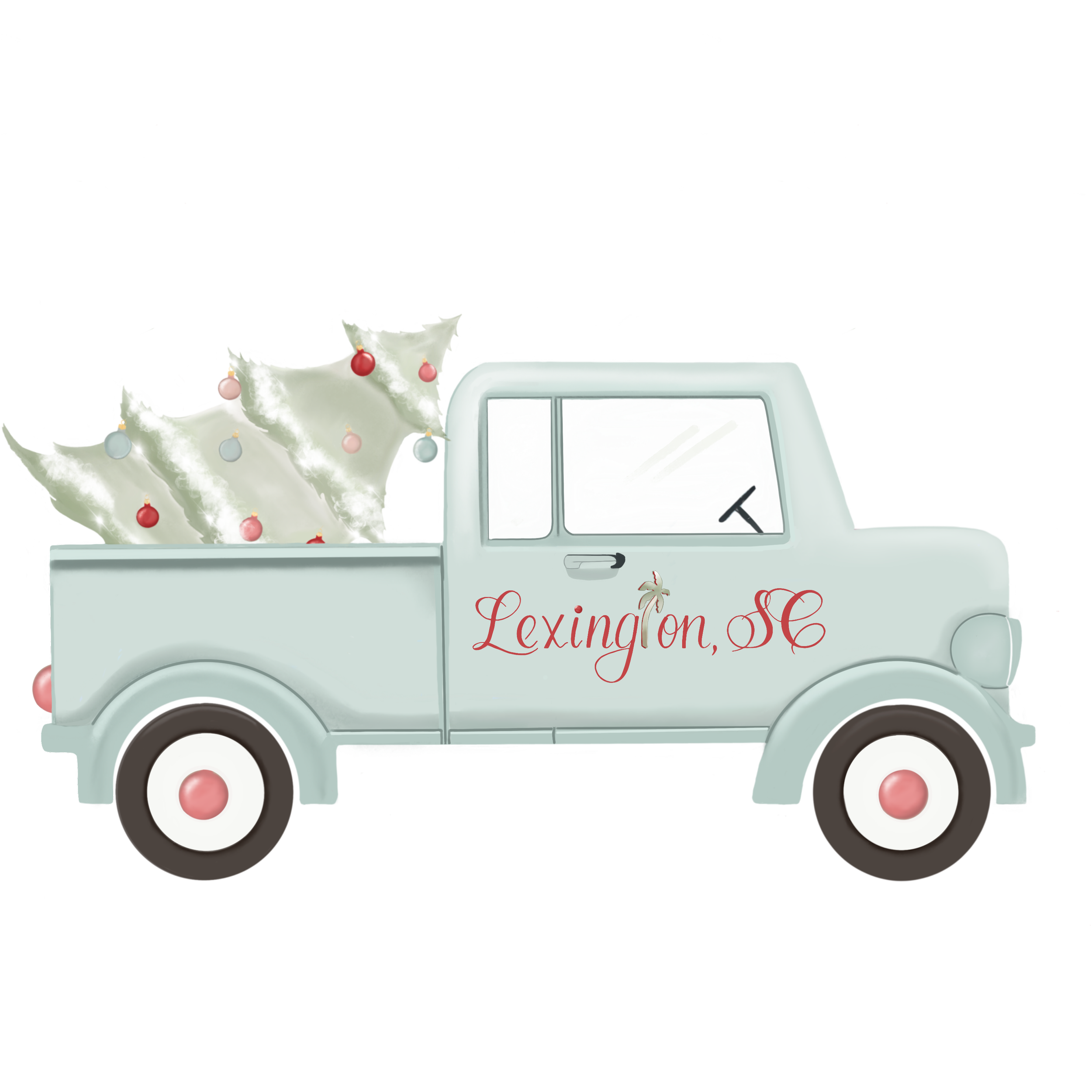 Lexington SC Happy Haul-idays Ornament