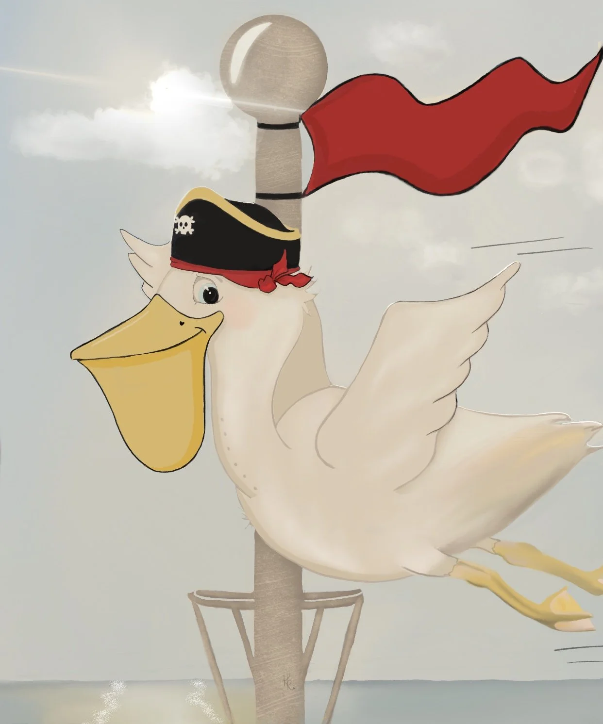 Pirate Pelican Children’s Coastal