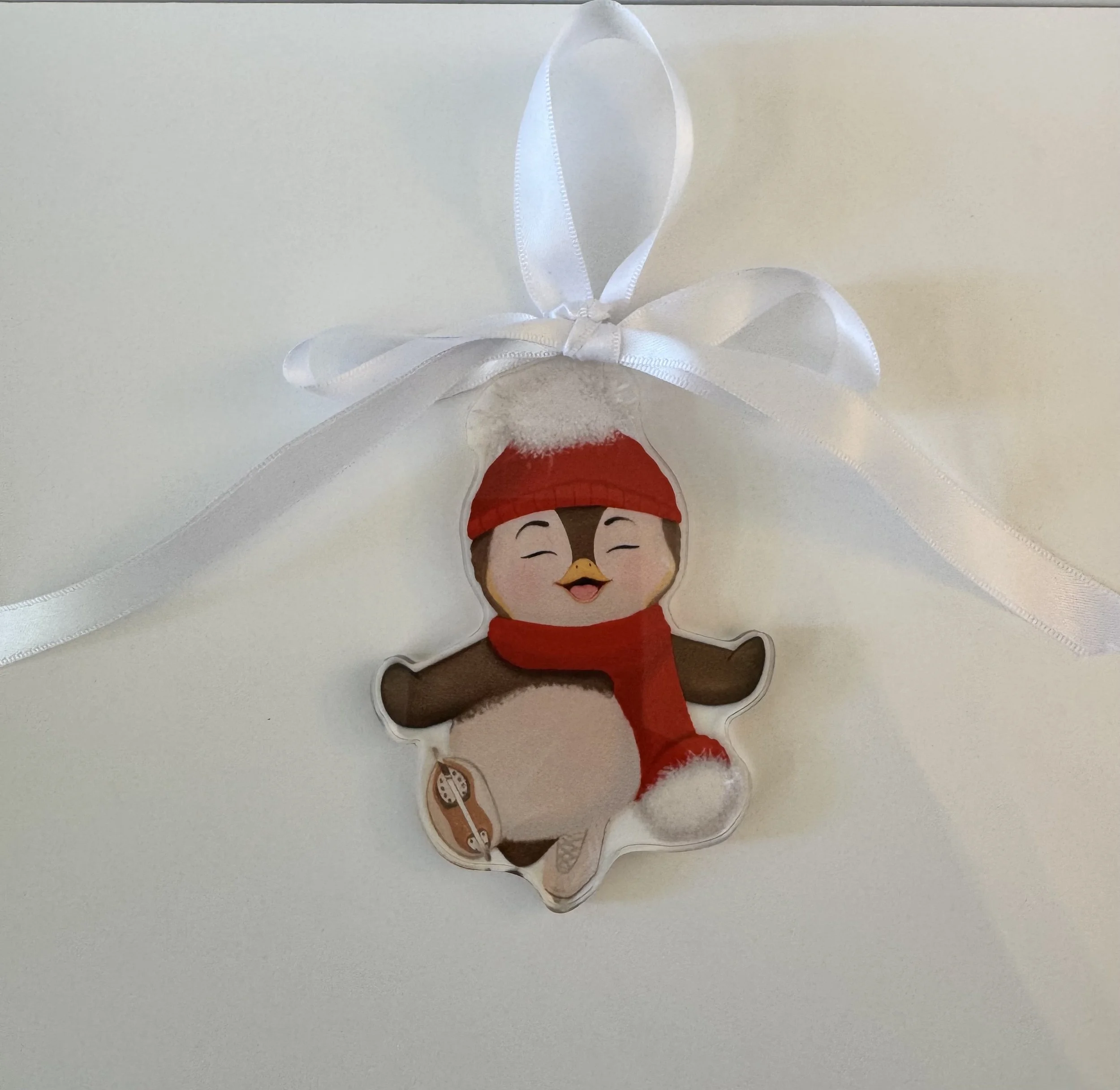 Have yourself a Merry Little Christmas Penguin Acrylic Ornament