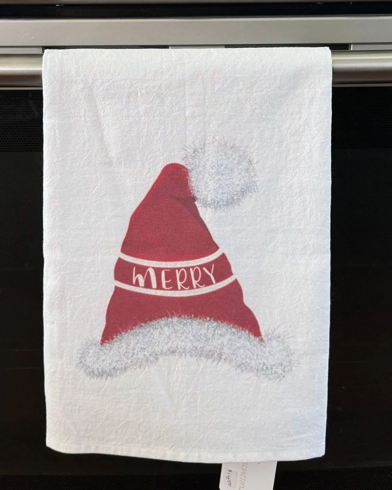 Merry Hat Tea Towel