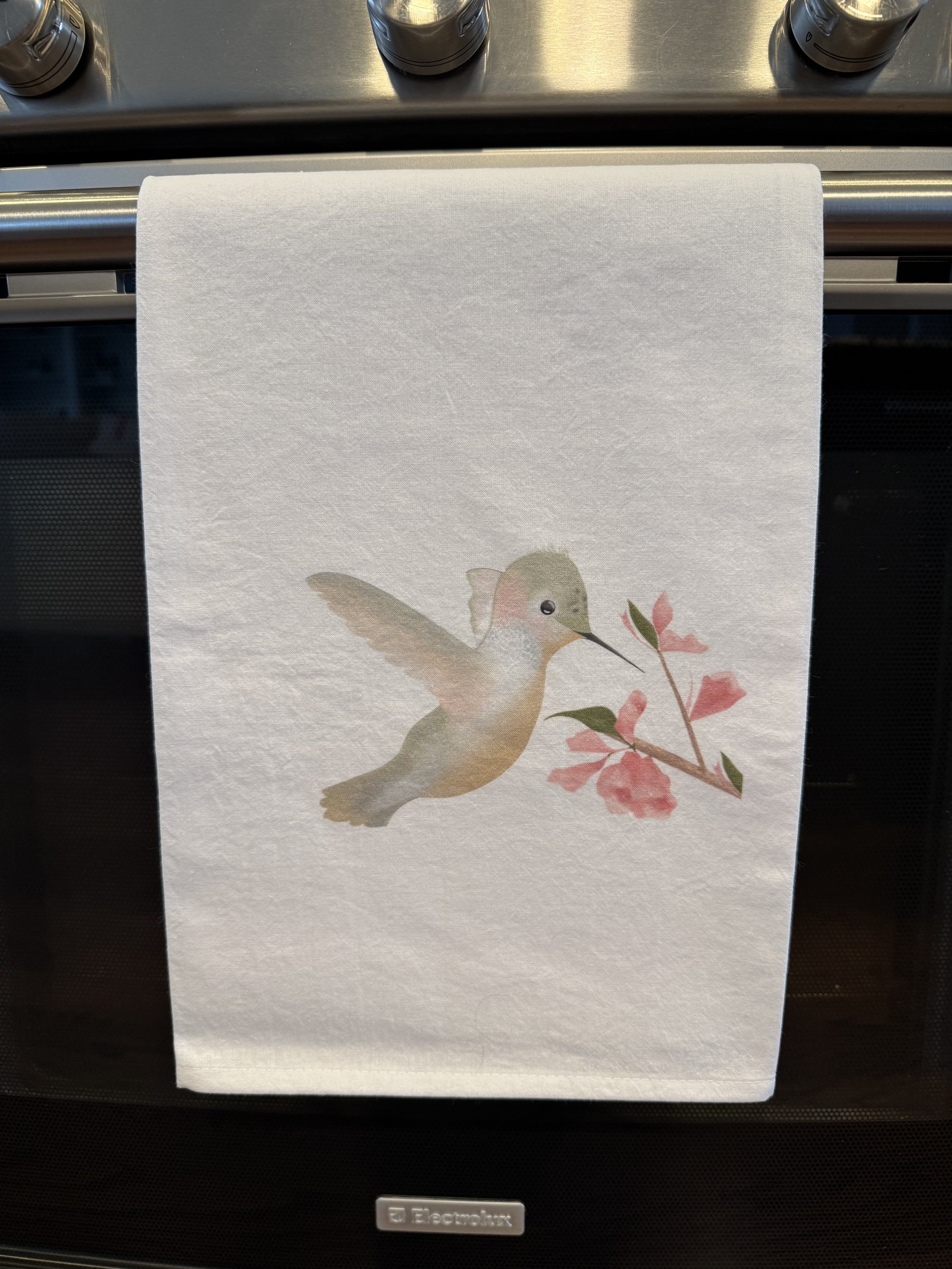 Little Hummer Spring Tea Towel