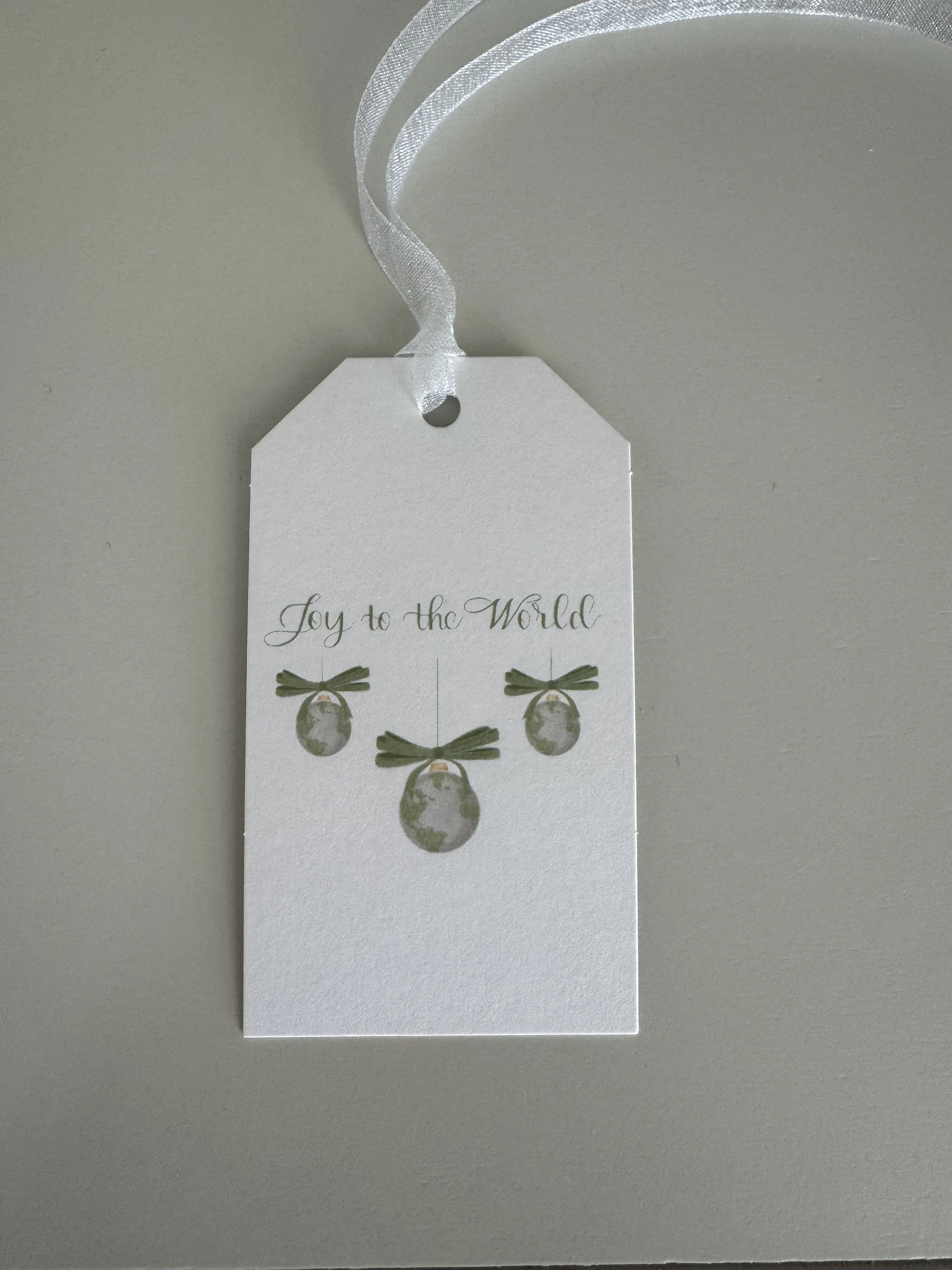 Joy to the World Gift Tag