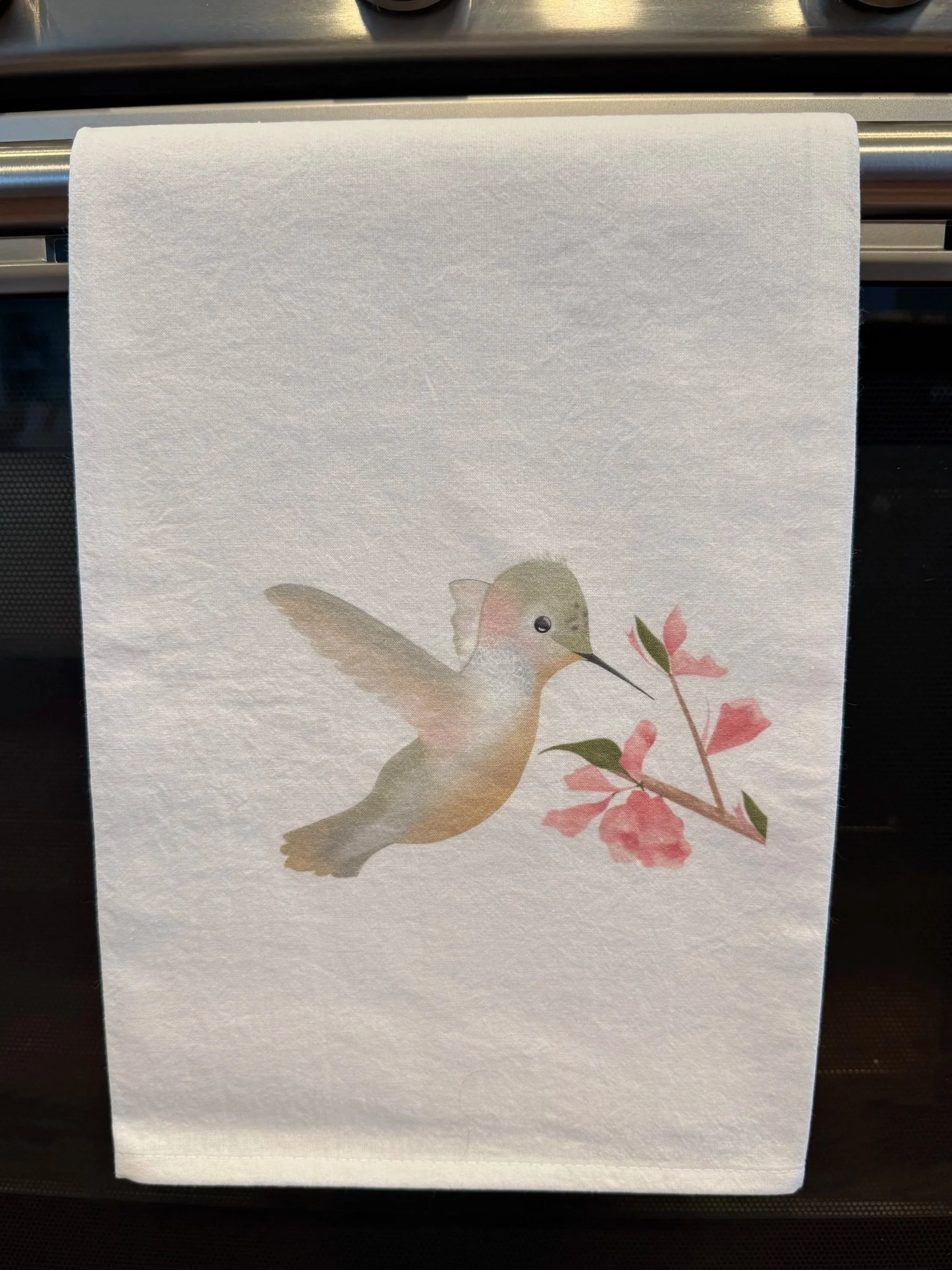 Little Hummer Spring Tea Towel