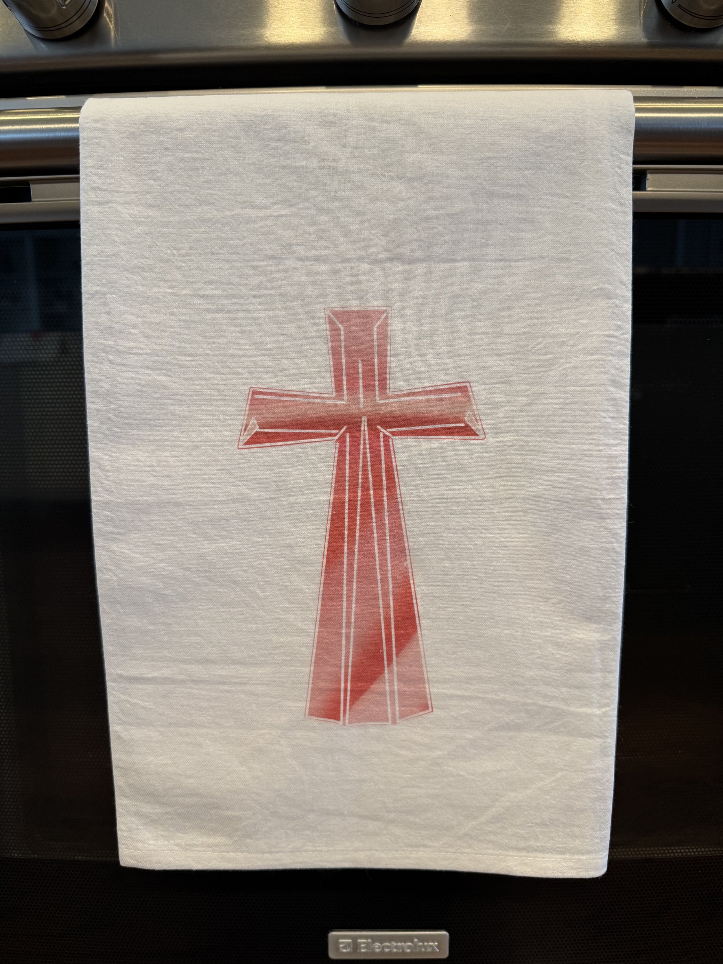 Beautiful Cross Kitchen Tea Towel