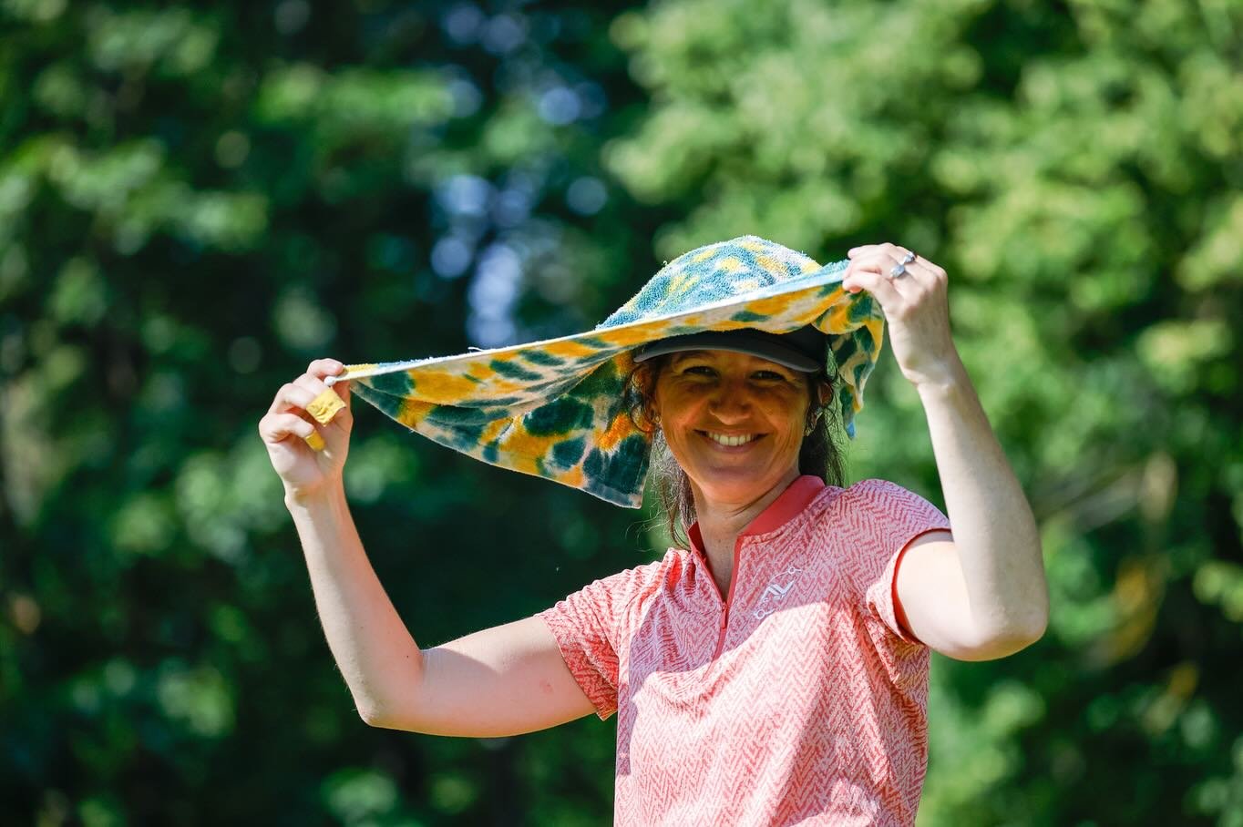 Major-level disc golf calls for Major-level hat game 💁🏻&zwj;♀️🎩