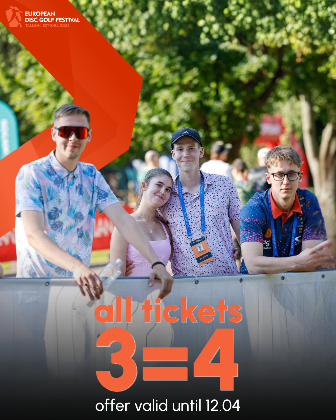 Bring Your Crew. Get 4 Tickets for the Price of 3